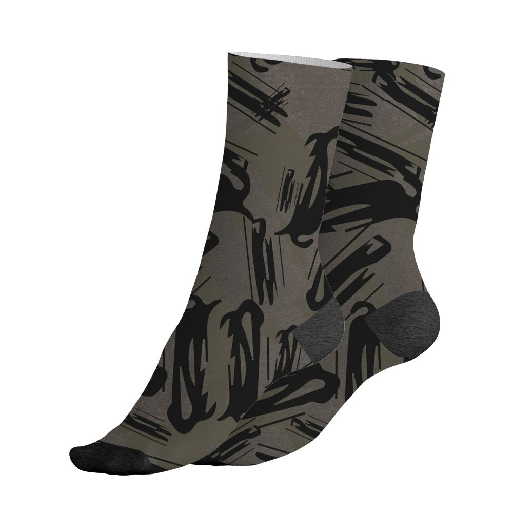 Cave-Stone-4s-NastyJamz-Socks-Match-Pattern-Money-Tree-All-Over-Print