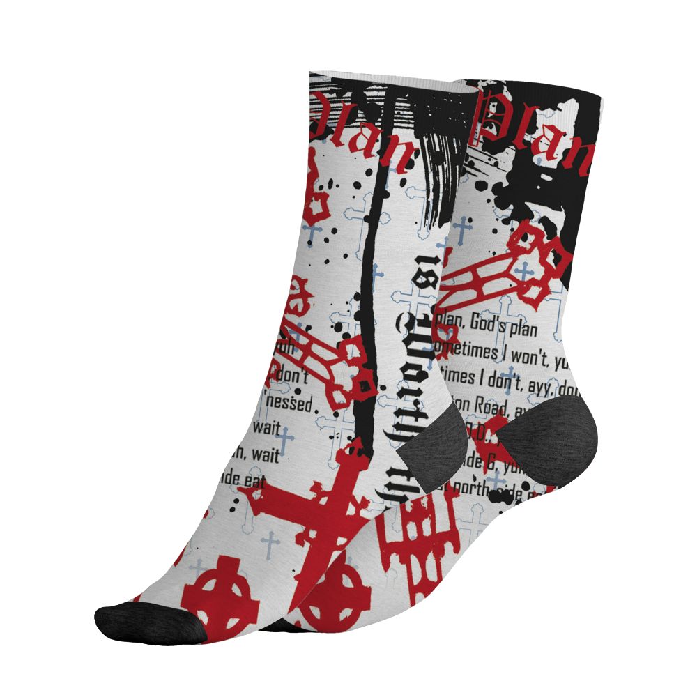 Fire-Red-5s-NastyJamz-Socks-Match-Pattern-God&