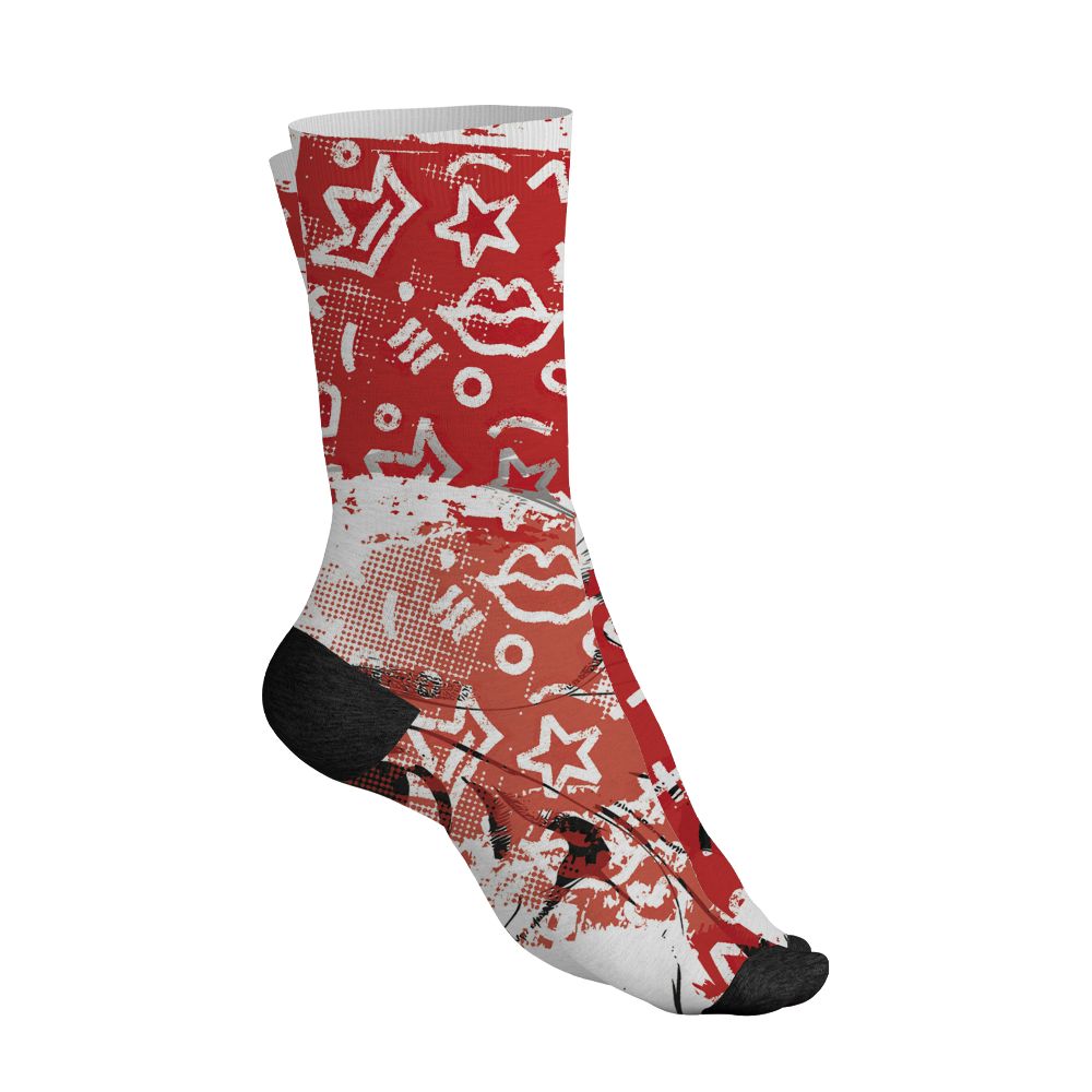 Fire-Red-5s-NastyJamz-Socks-Match-Sneaker-Princess-All-Over-Print