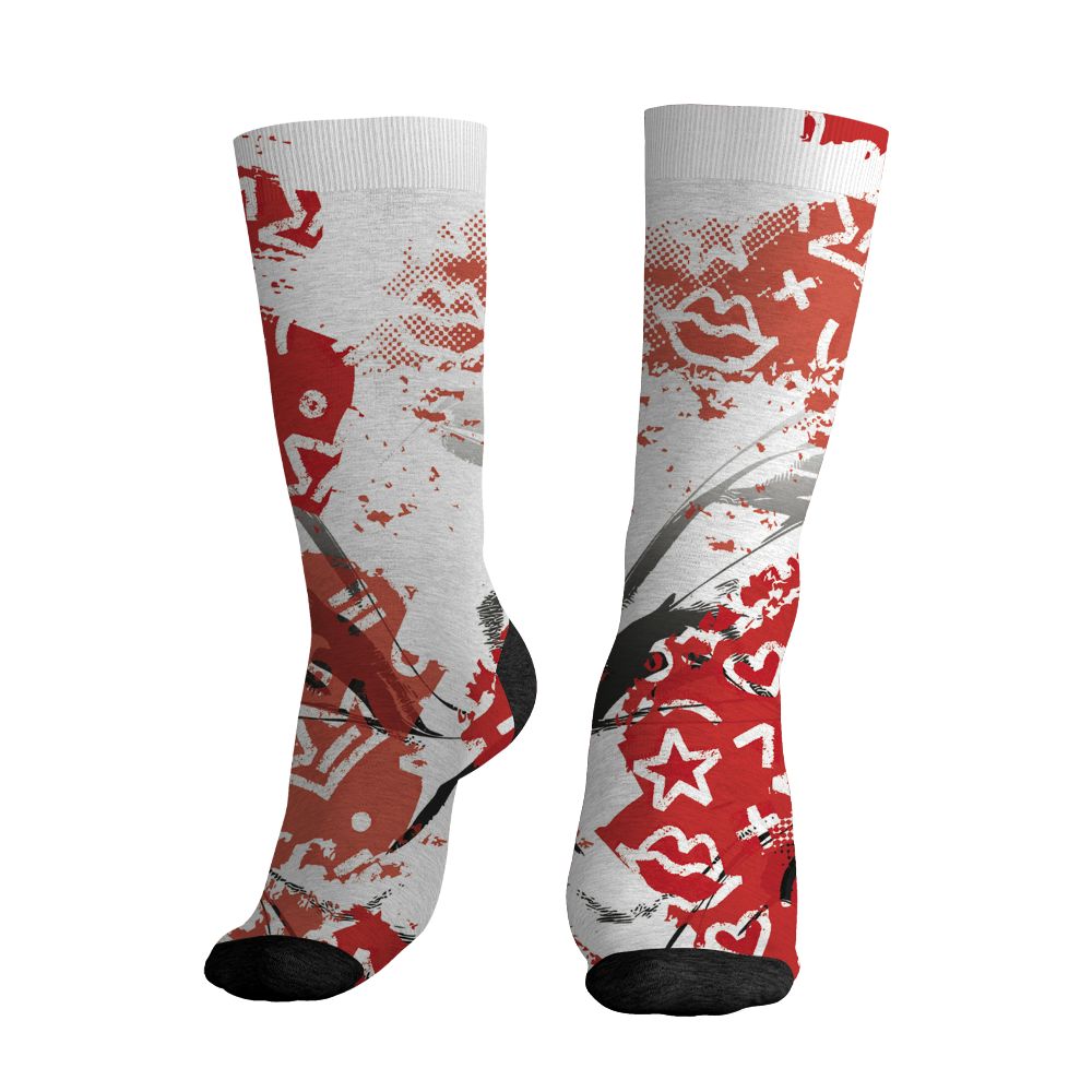 Fire-Red-5s-NastyJamz-Socks-Match-Sneaker-Princess-All-Over-Print