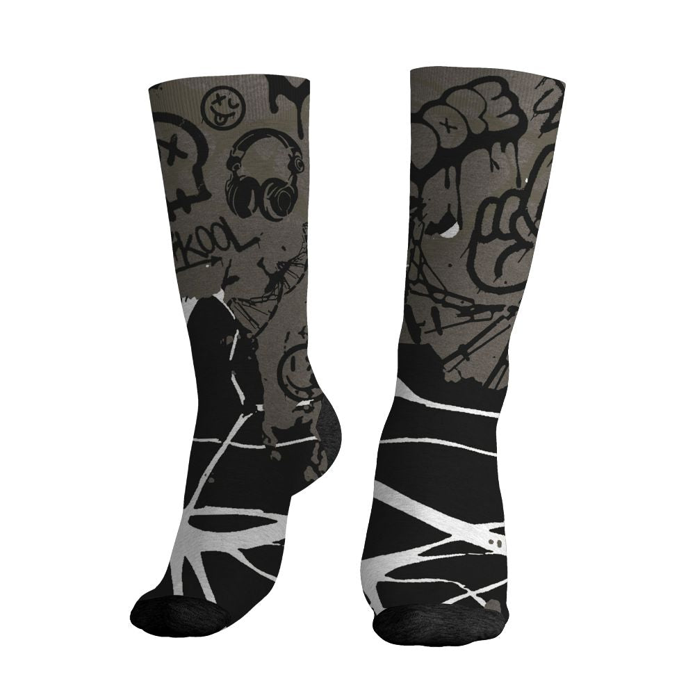 Cave-Stone-4s-NastyJamz-Socks-Match-Pattern-Dna-Graffiti-All-Over-Print