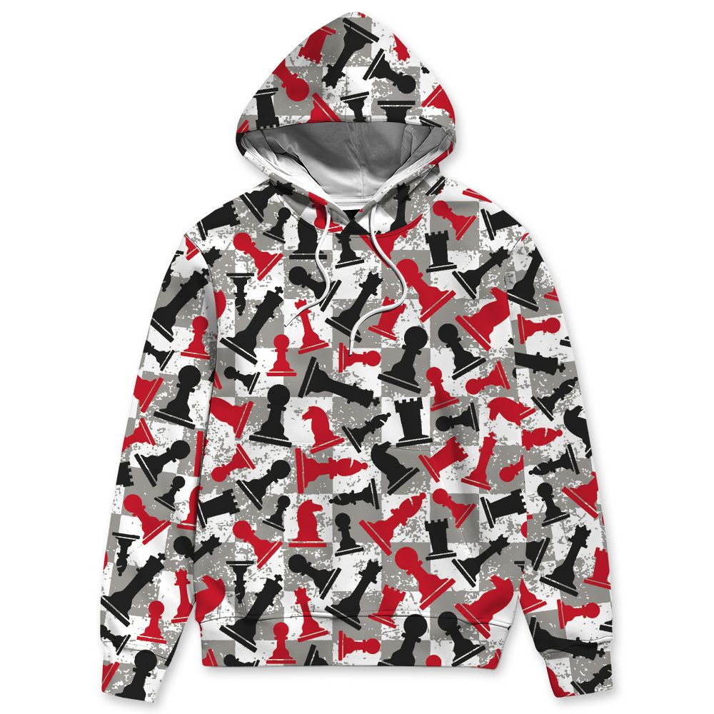 Fire-Red-5s-NastyJamz-Hoodie-Match-Pattern-Chess-All-Over-Print