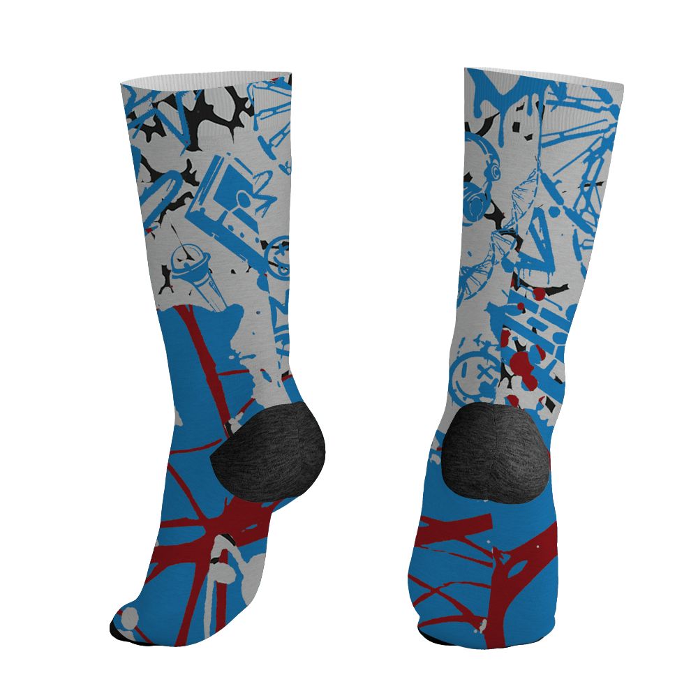 Spizike-Bordeaux-NastyJamz-Socks-Match-Pattern-Dna-Graffiti-All-Over-Print