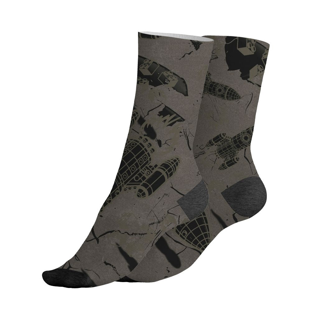 Cave-Stone-4s-NastyJamz-Socks-Match-Born-To-Stand-Out-All-Over-Print