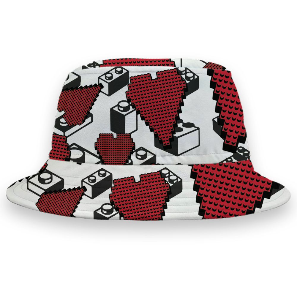 Fire-Red-5s-NastyJamz-Bucket-Hat-Match-Loyalty-Over-Likes-All-Over-Print