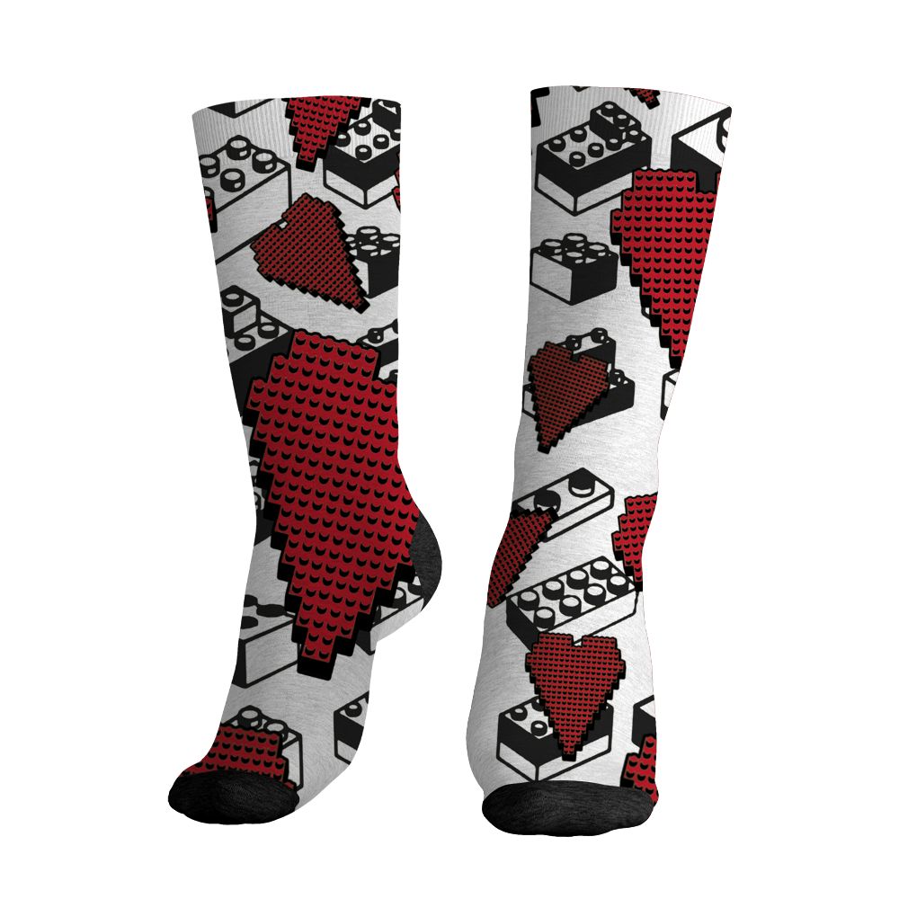 Fire-Red-5s-NastyJamz-Socks-Match-Loyalty-Over-Likes-All-Over-Print