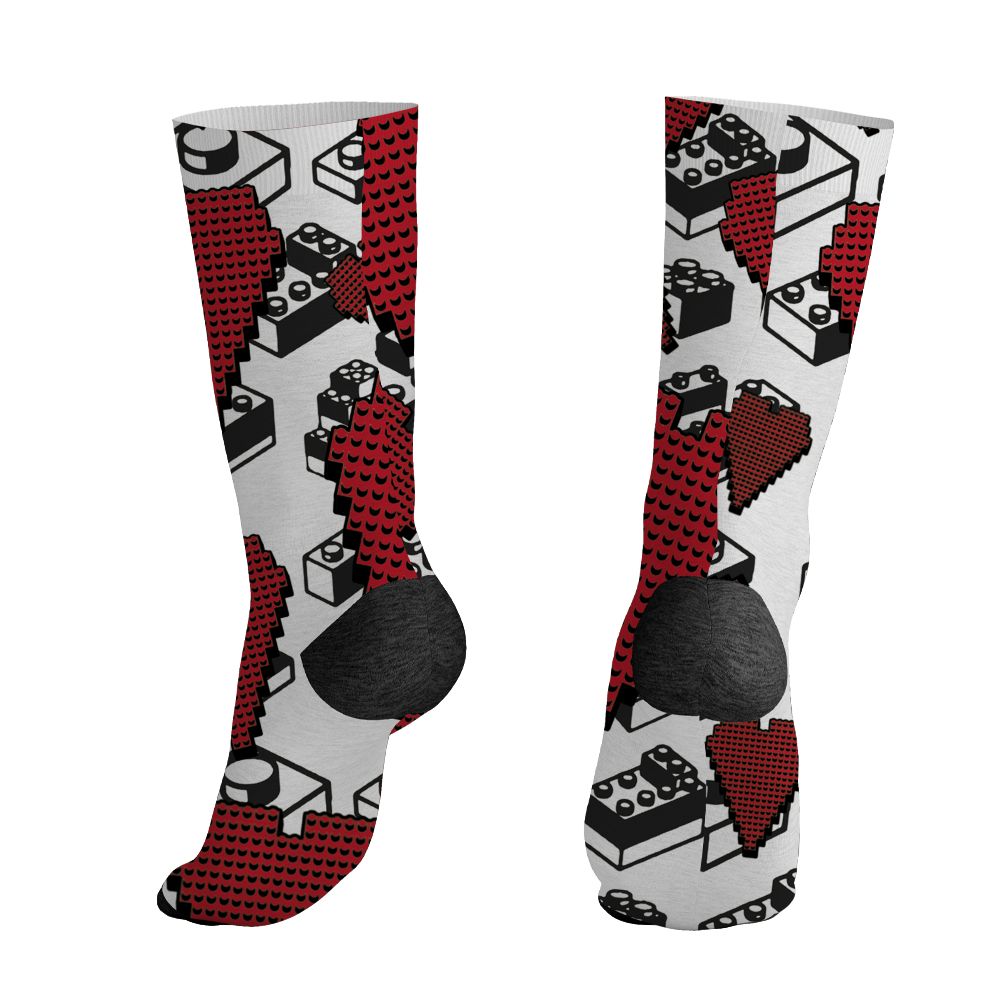 Fire-Red-5s-NastyJamz-Socks-Match-Loyalty-Over-Likes-All-Over-Print