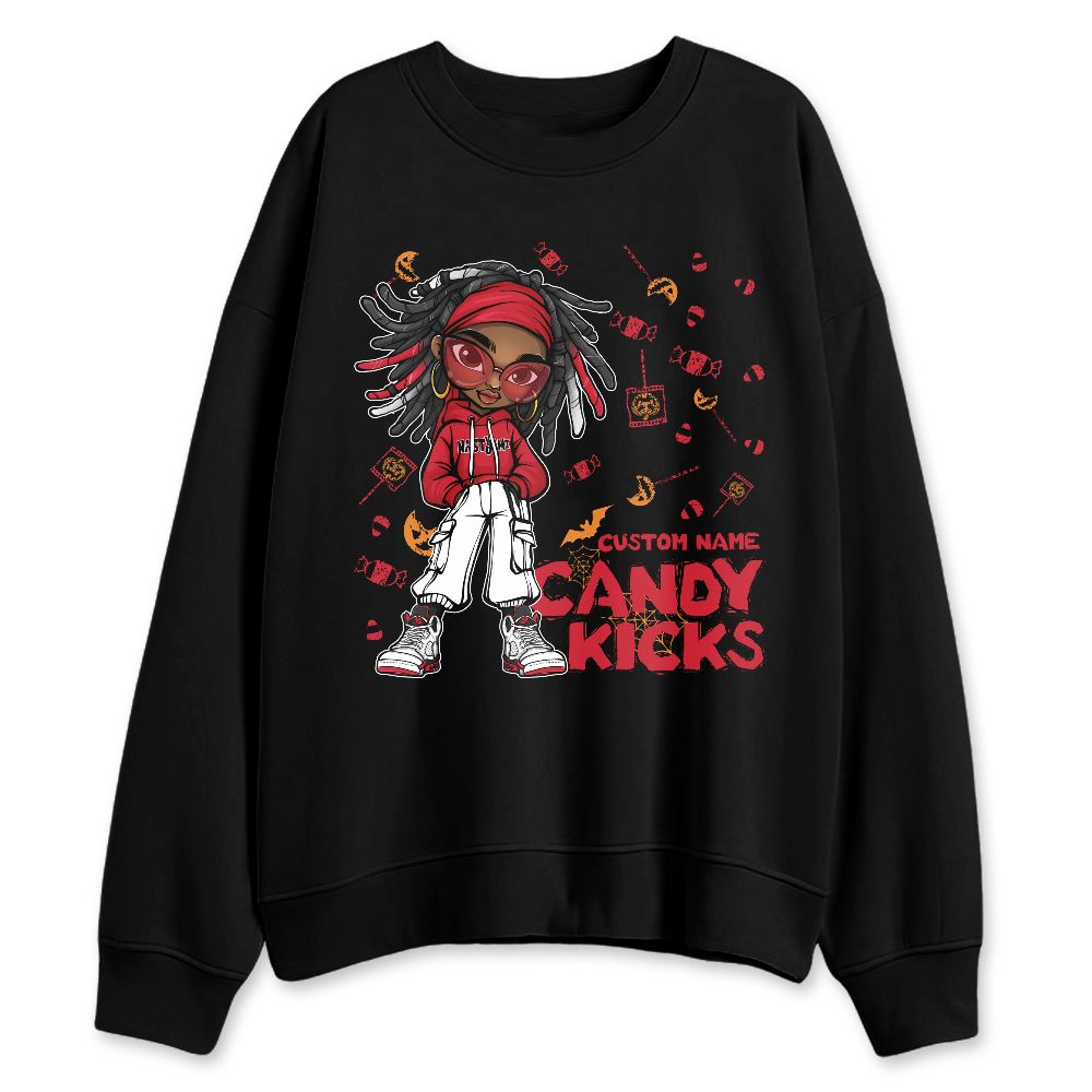 Fire-Red-5s-NastyJamz-Sweatshirt-Match-Candy-Kicks-Halloween