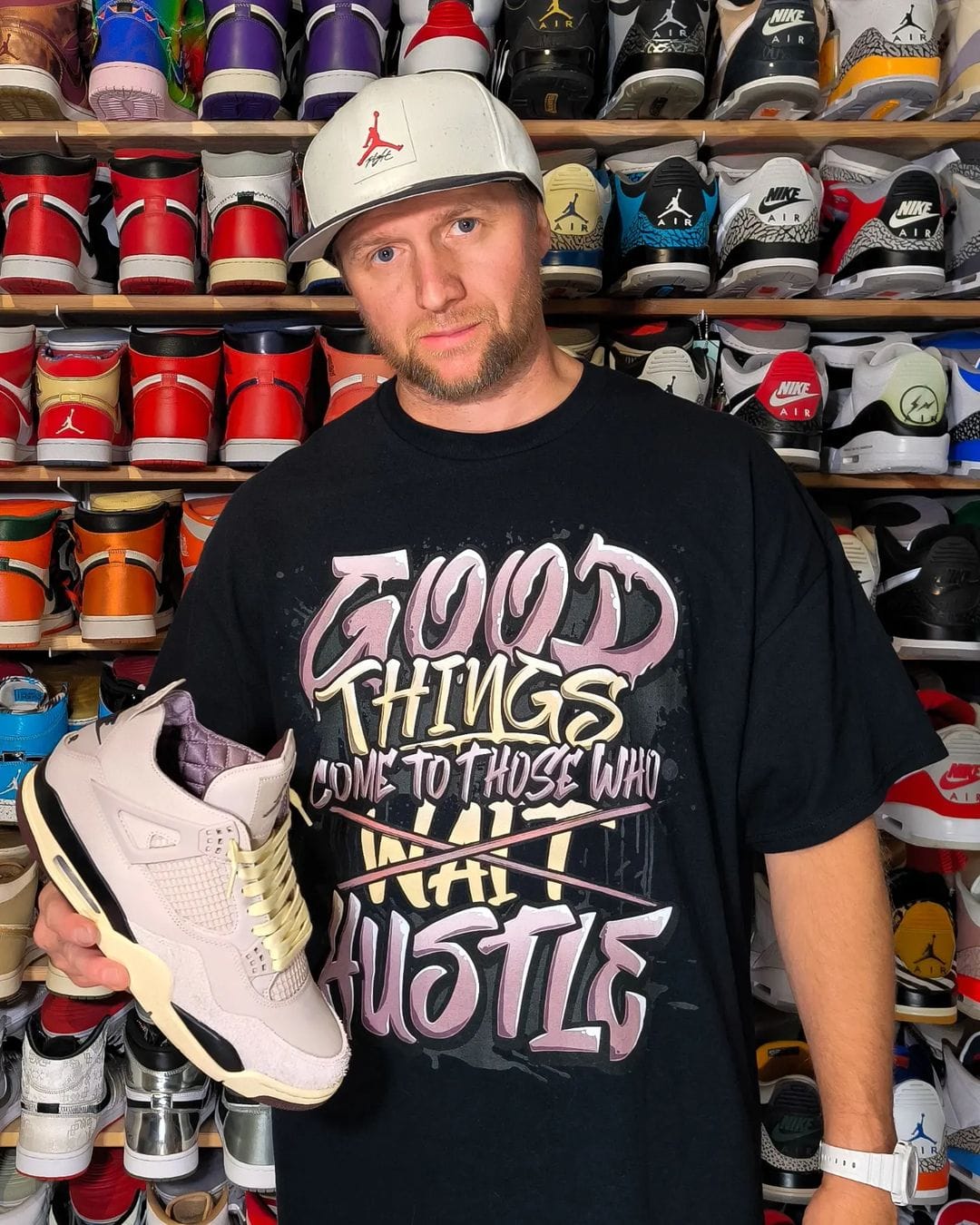 NastyJamz Black Violet Ore 3s T-Shirt Match Good Things