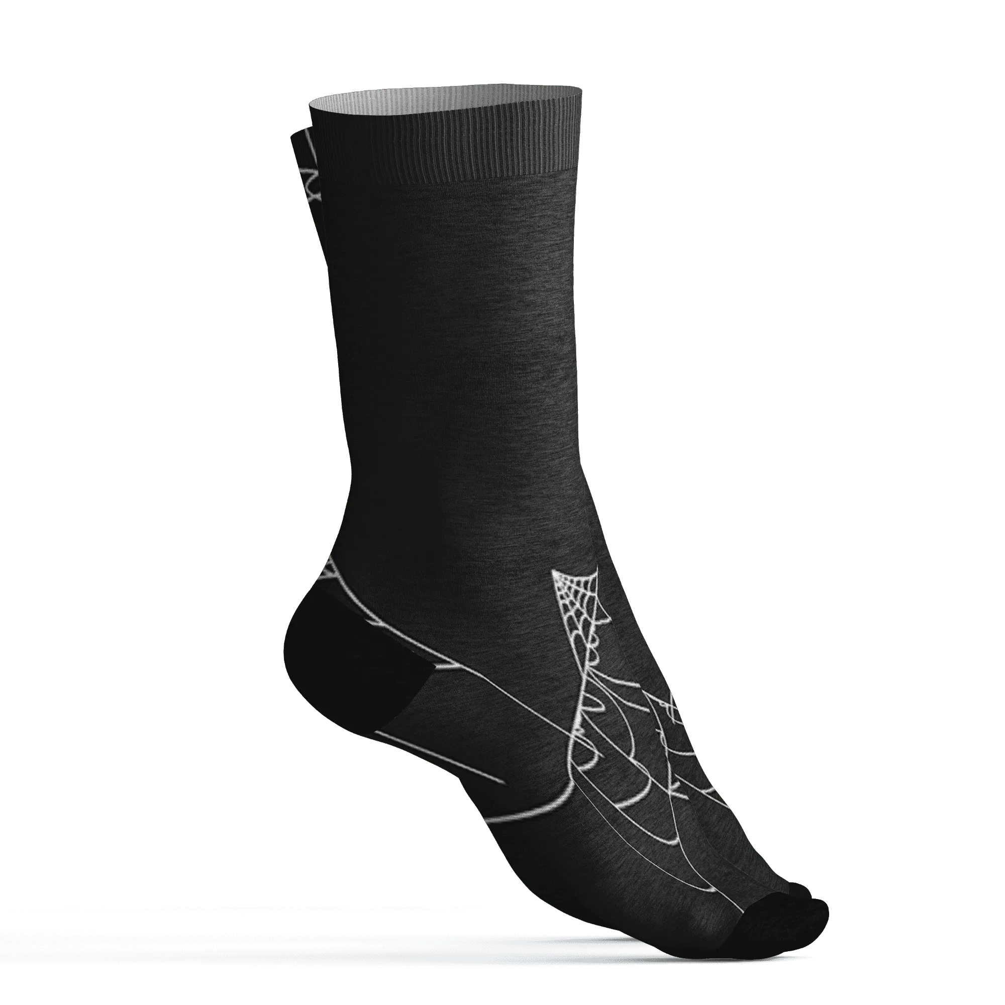 Black-Toe-Reimagined-Red-White-1s-NastyJamz-Socks-Match-Trick-Or-Treat-3D