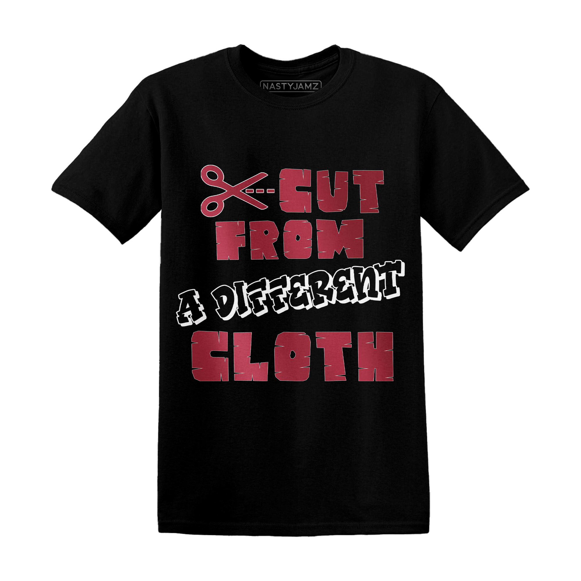 High 85 Metallic Burgundy 1s T Shirt Match A Different Cloth - NastyJamz