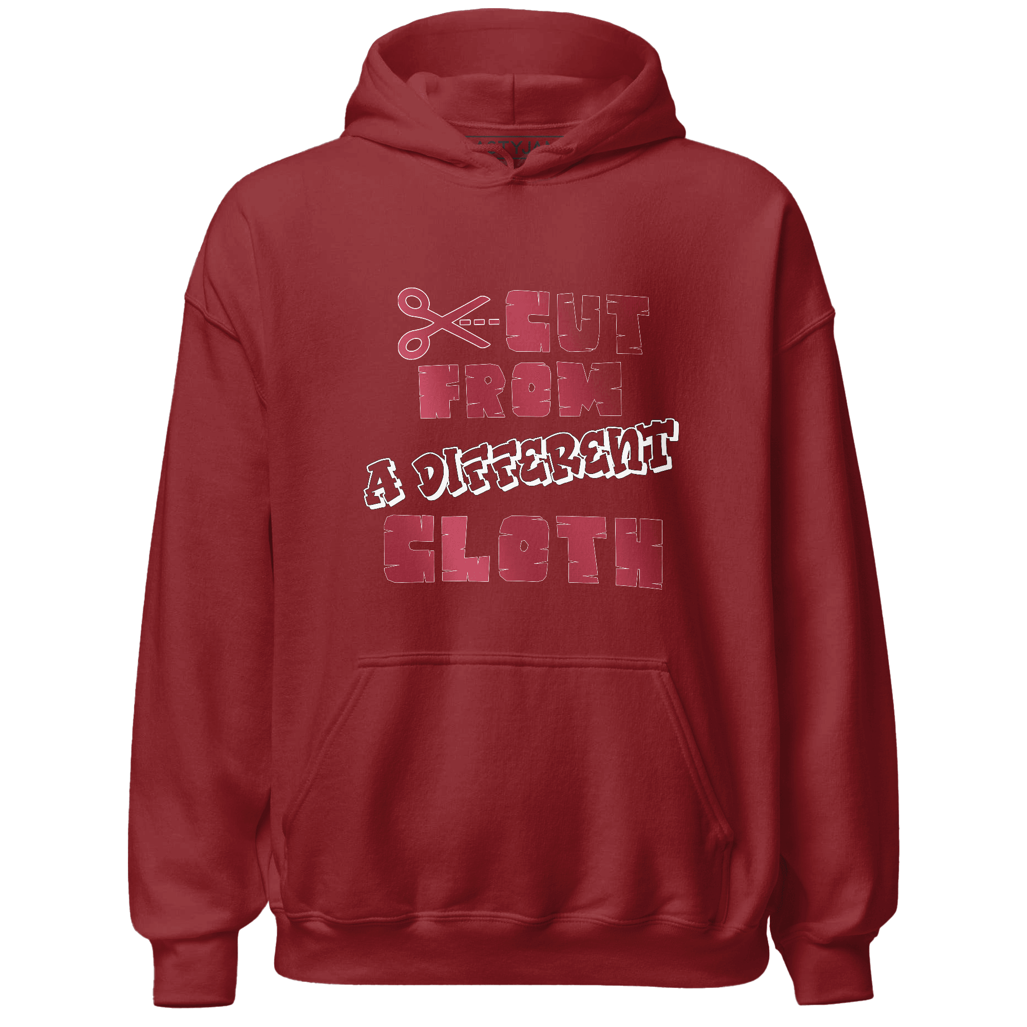 High 85 Metallic Burgundy 1s Hoodie Match A Different Cloth - NastyJamz