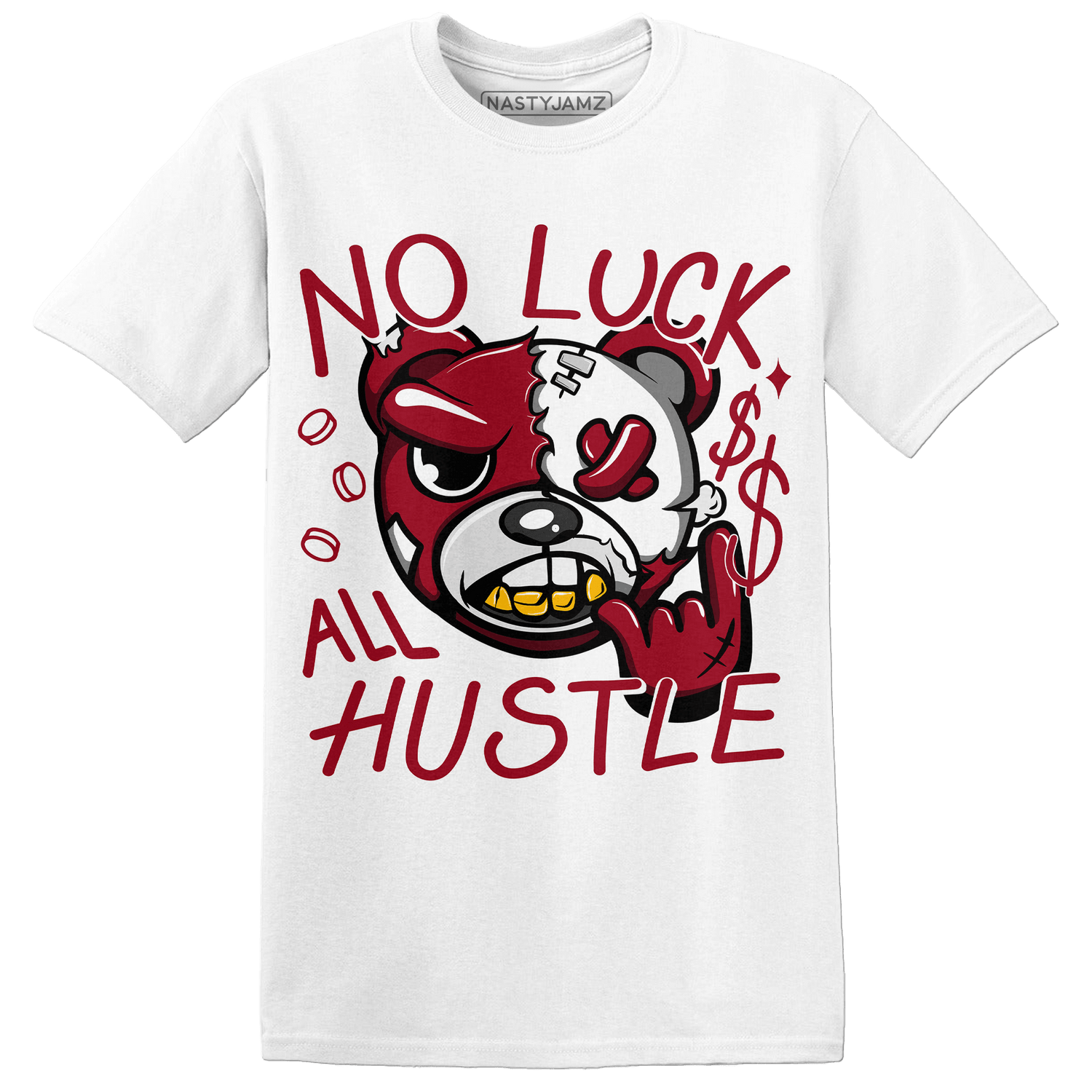 Retro Red Taxi 12s T Shirt Match All Hustle - NastyJamz