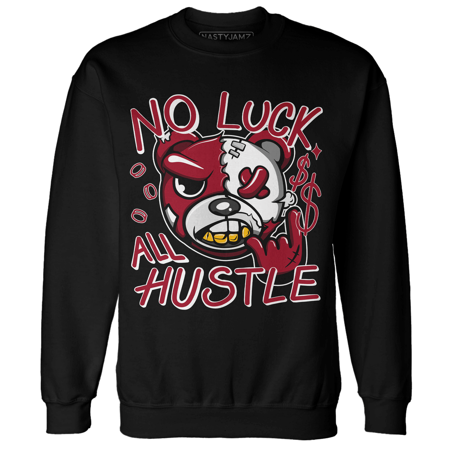 Retro Red Taxi 12s Sweatshirt Match All Hustle - NastyJamz