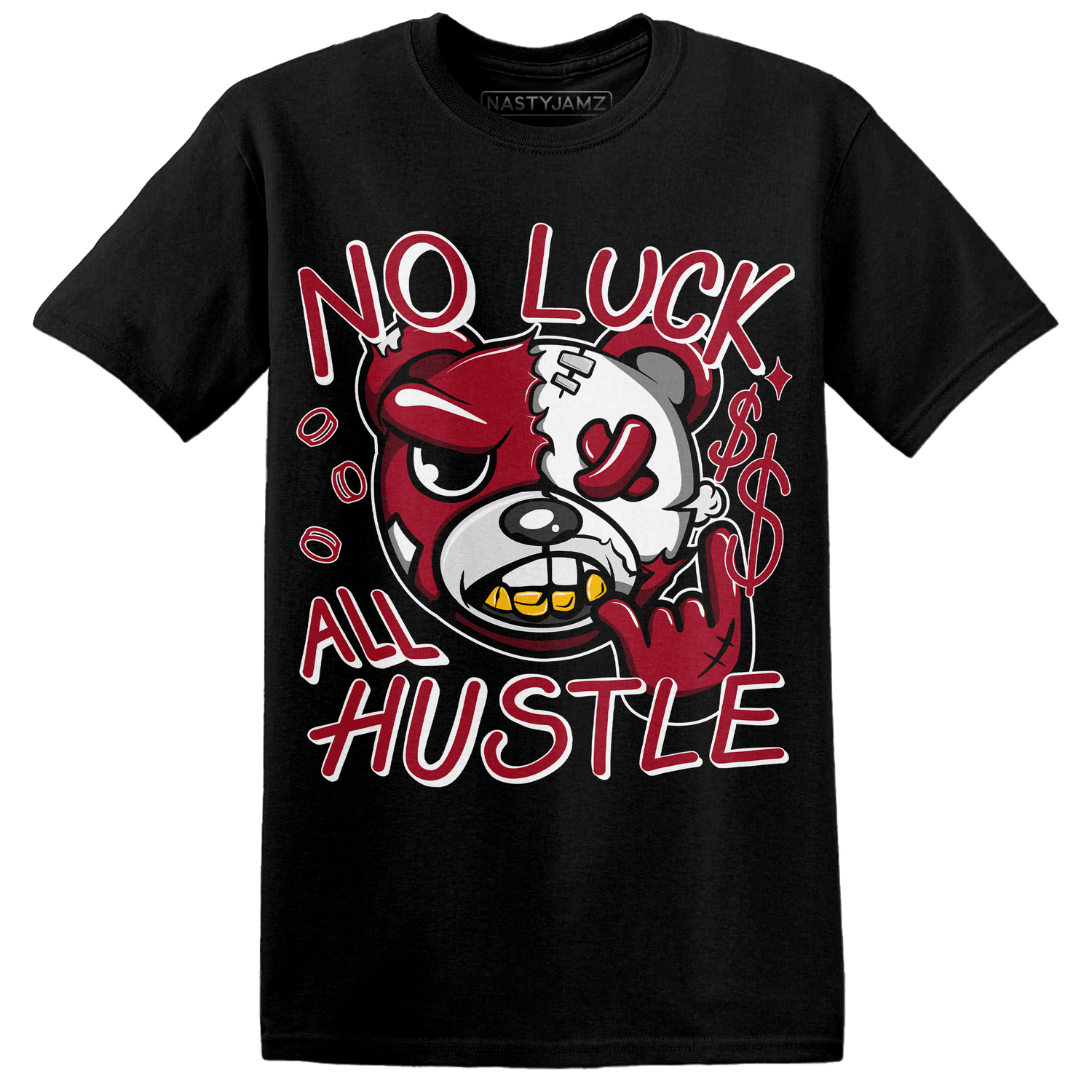 Retro Red Taxi 12s T Shirt Match All Hustle - NastyJamz