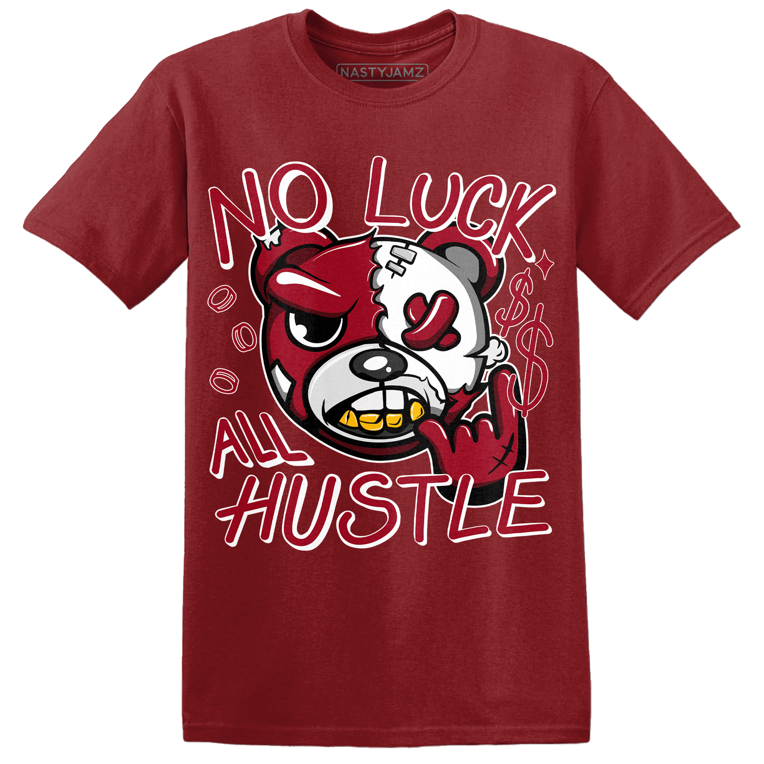 Retro Red Taxi 12s T Shirt Match All Hustle - NastyJamz
