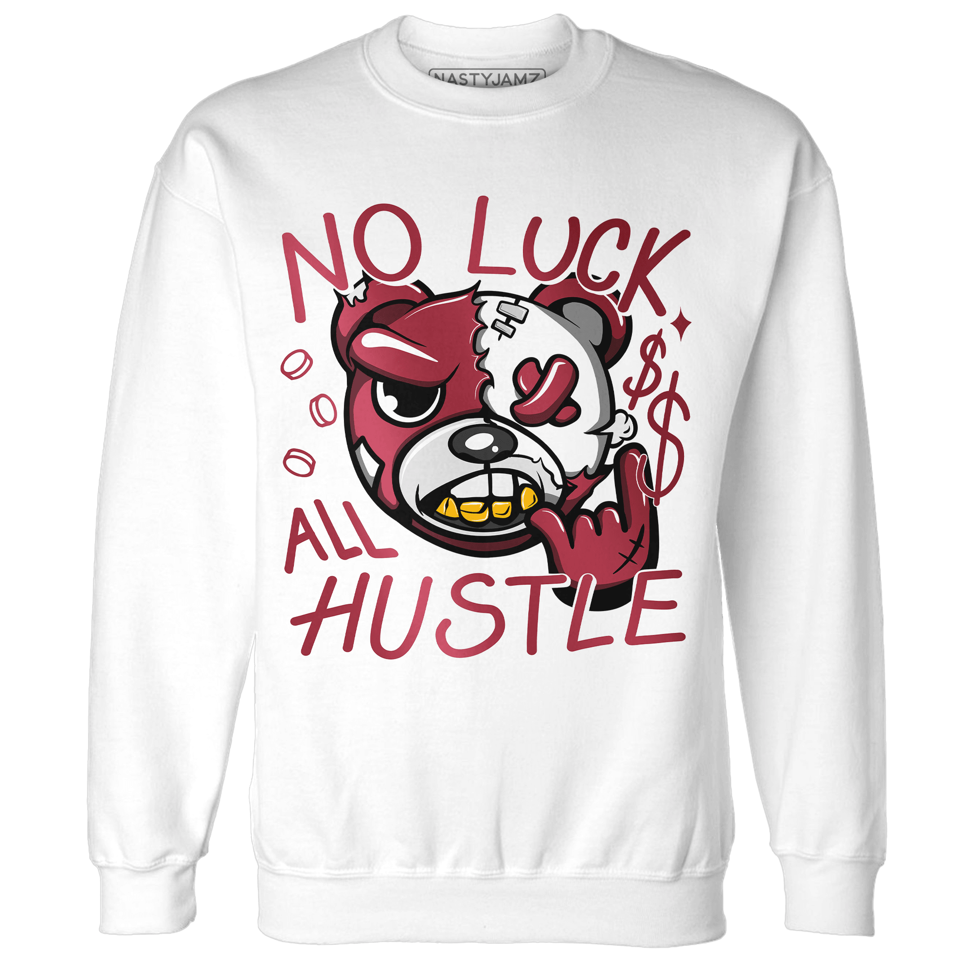 High 85 Metallic Burgundy 1s Sweatshirt Match All Hustle - NastyJamz