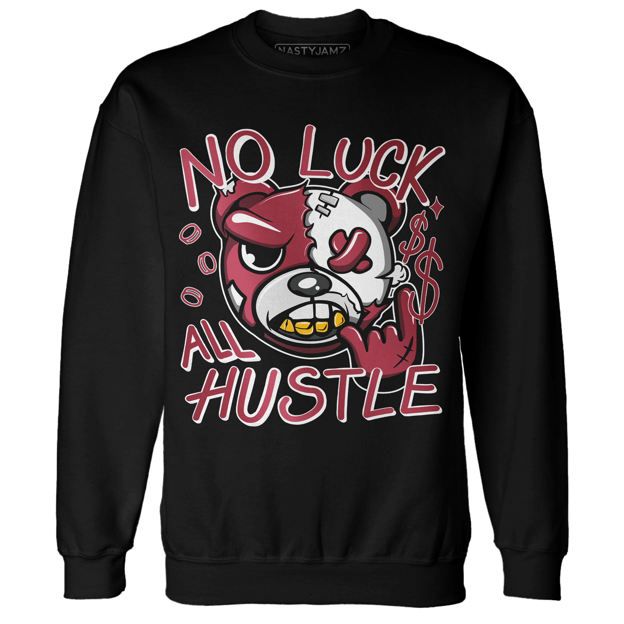 High 85 Metallic Burgundy 1s Sweatshirt Match All Hustle - NastyJamz