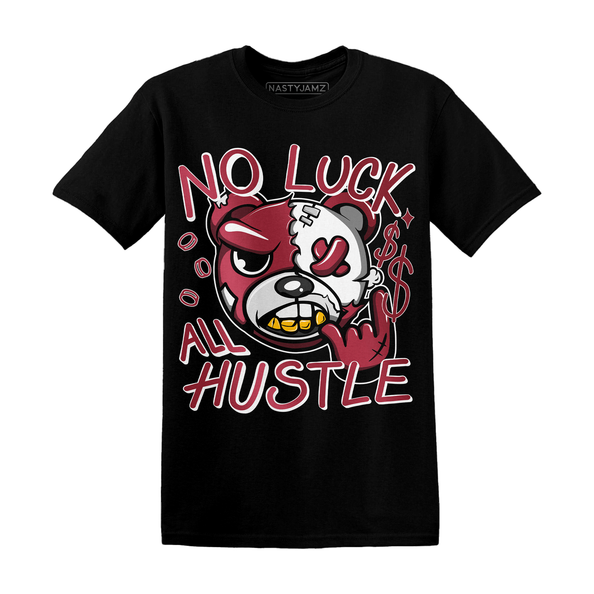 High 85 Metallic Burgundy 1s T Shirt Match All Hustle - NastyJamz