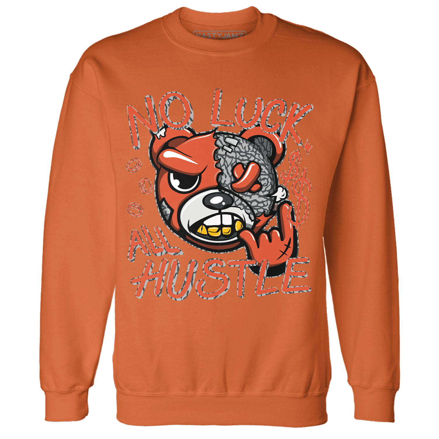 Georgia Peach 3s Sweatshirt Match All Hustle - NastyJamz