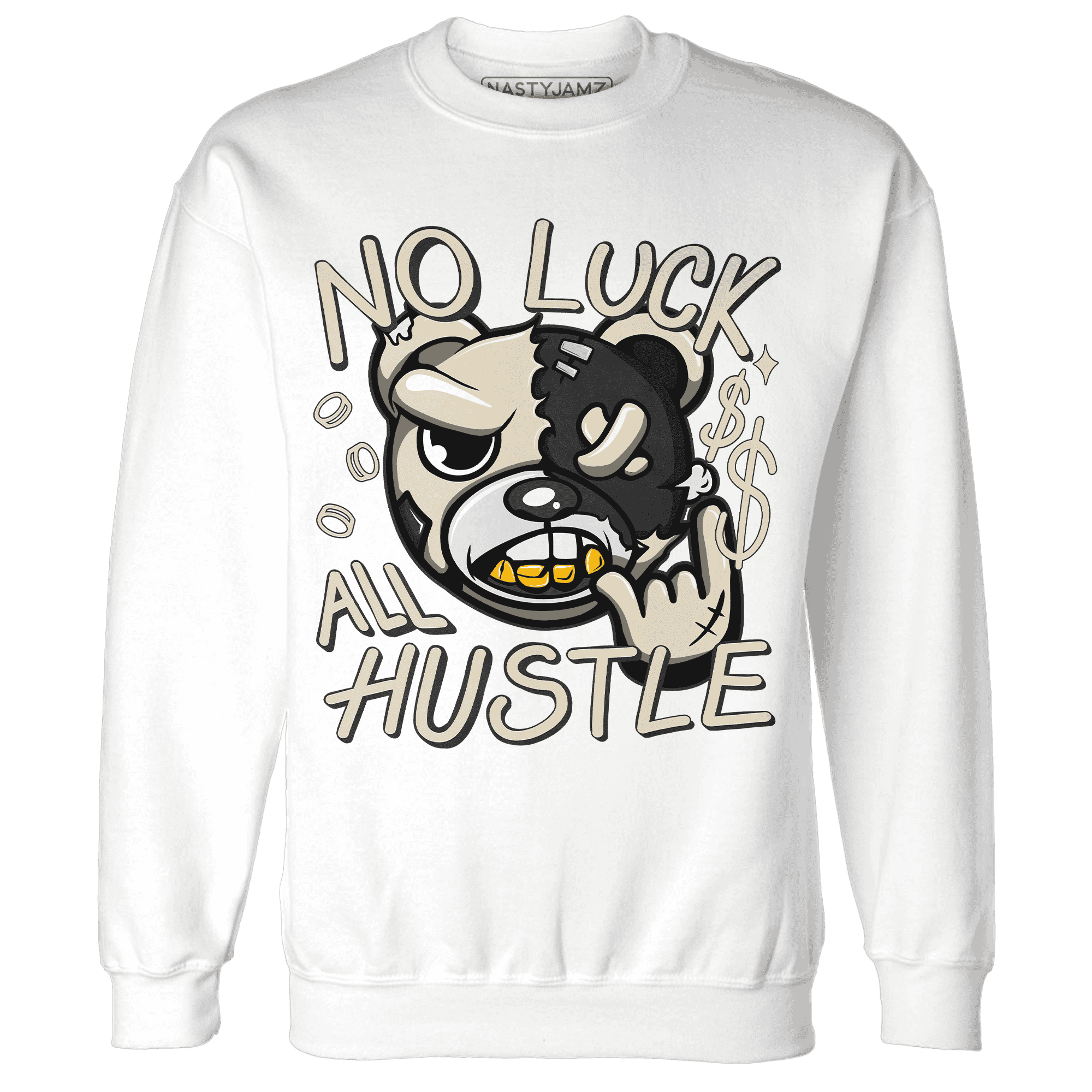 Quaiii 54 3s Sweatshirt Match All Hustle - NastyJamz
