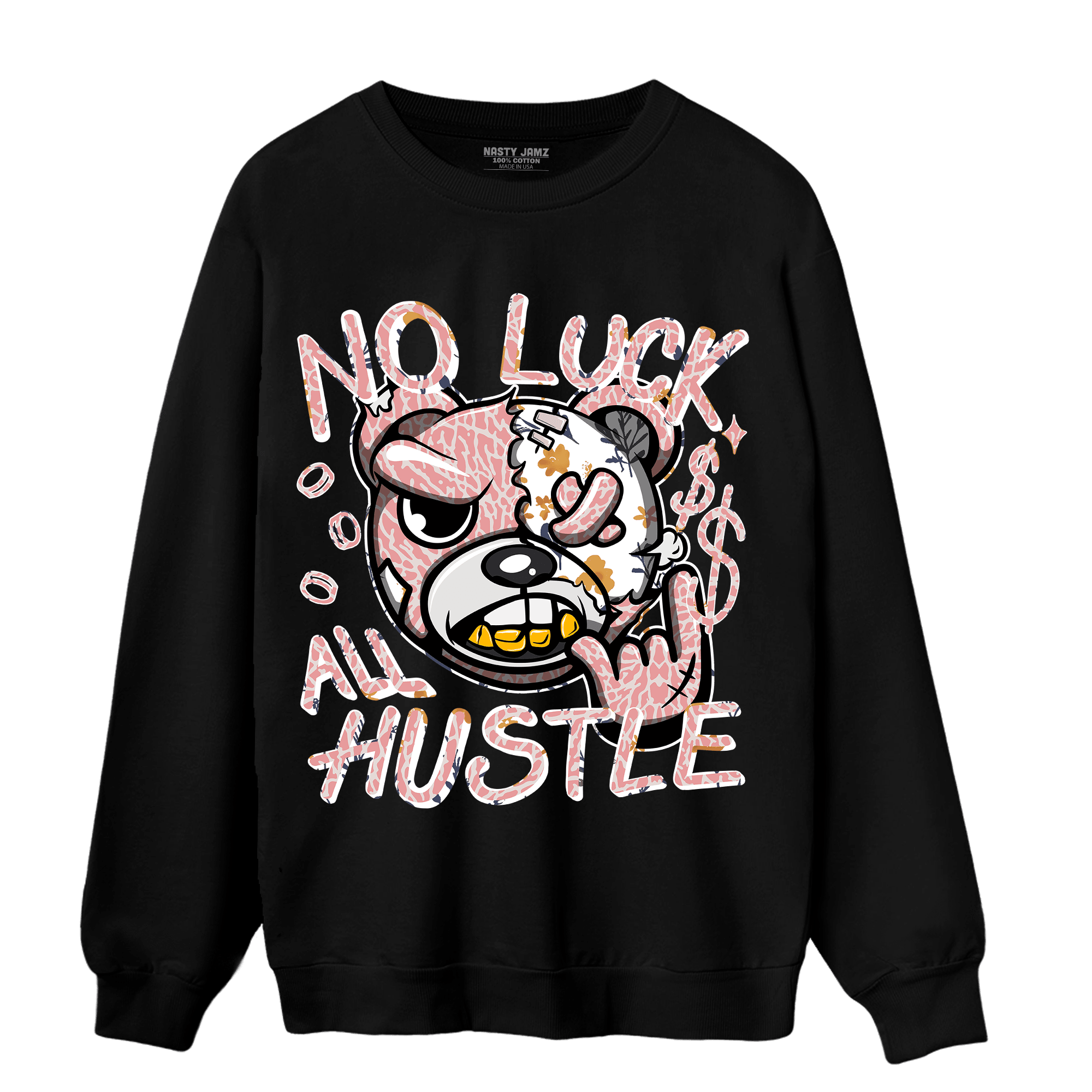 Red Stardust 3s Sweatshirt Match All Hustle - NastyJamz