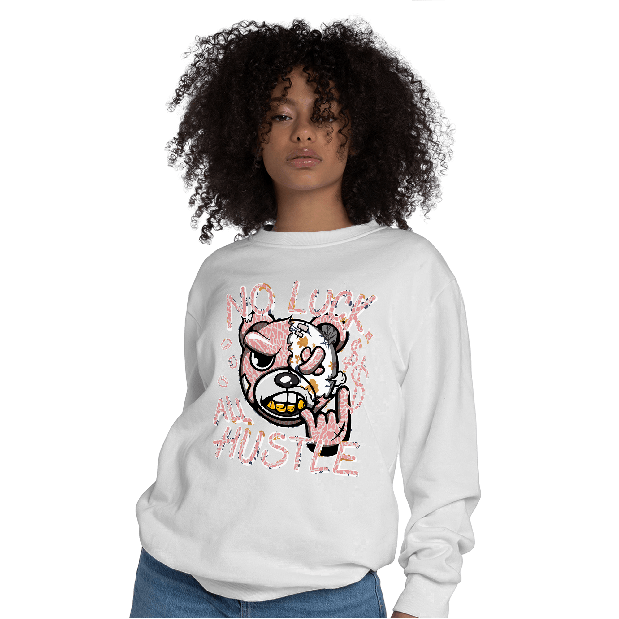 Red Stardust 3s Sweatshirt Match All Hustle - NastyJamz