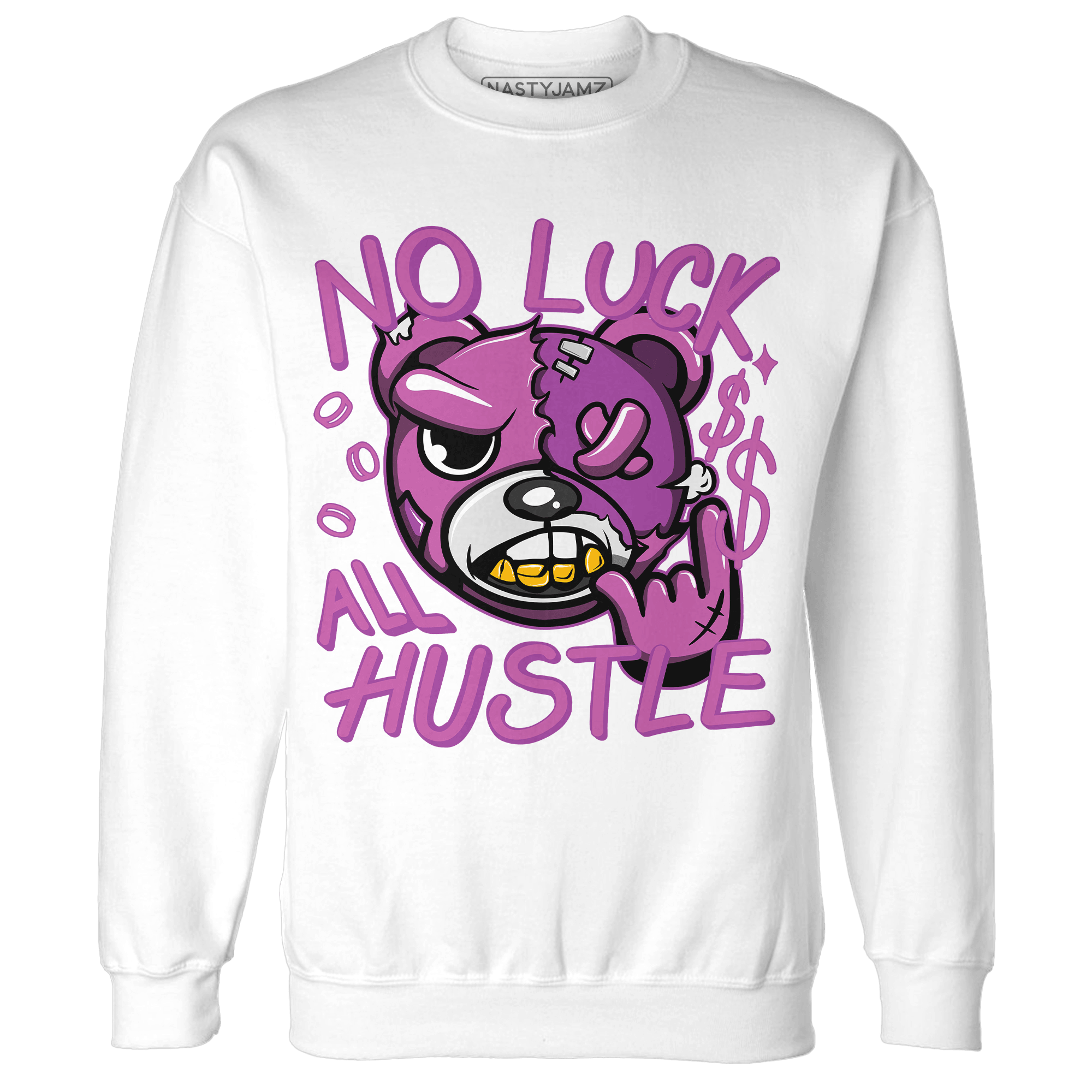 GS Hyper Violet 4s Sweatshirt Match All Hustle - NastyJamz