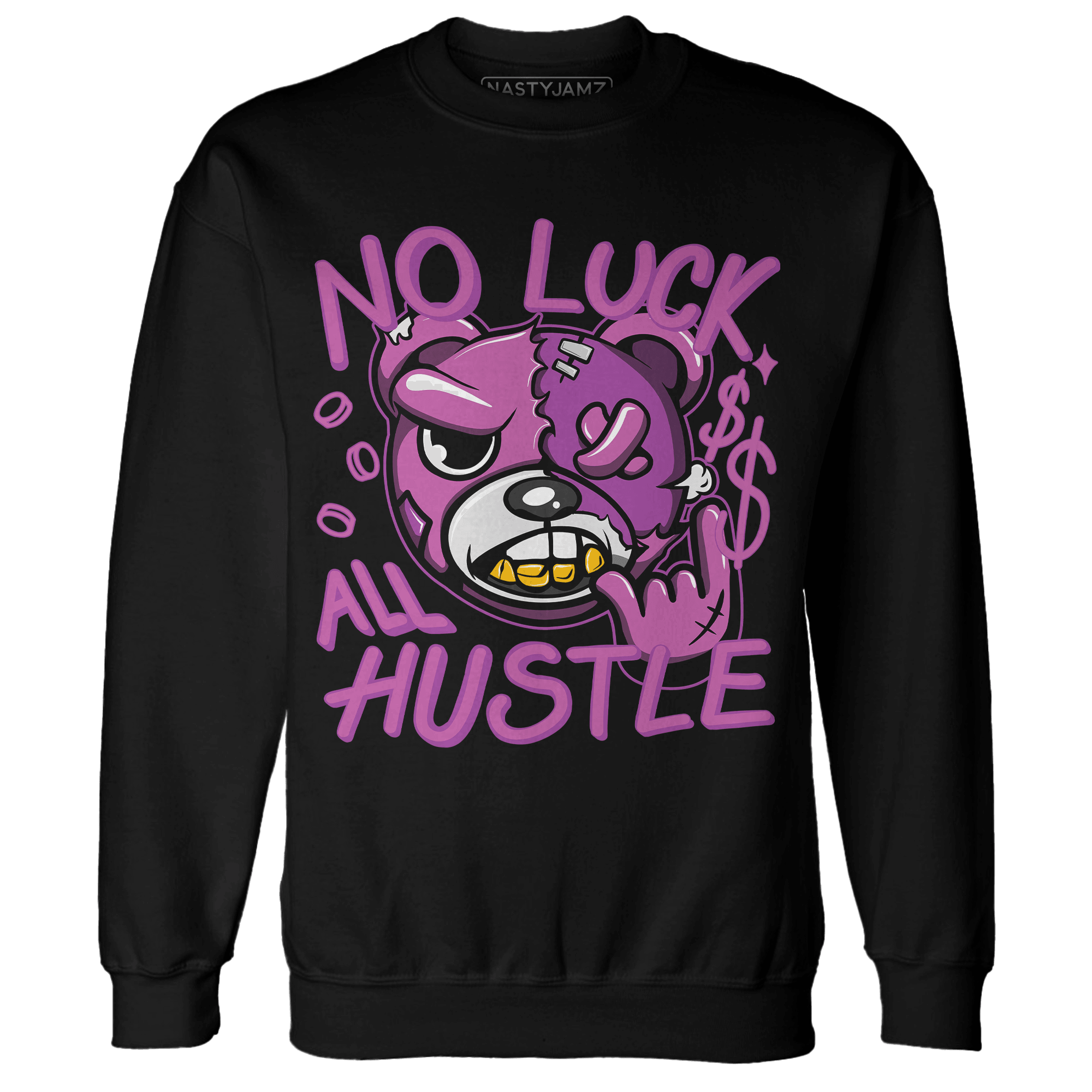 GS Hyper Violet 4s Sweatshirt Match All Hustle - NastyJamz