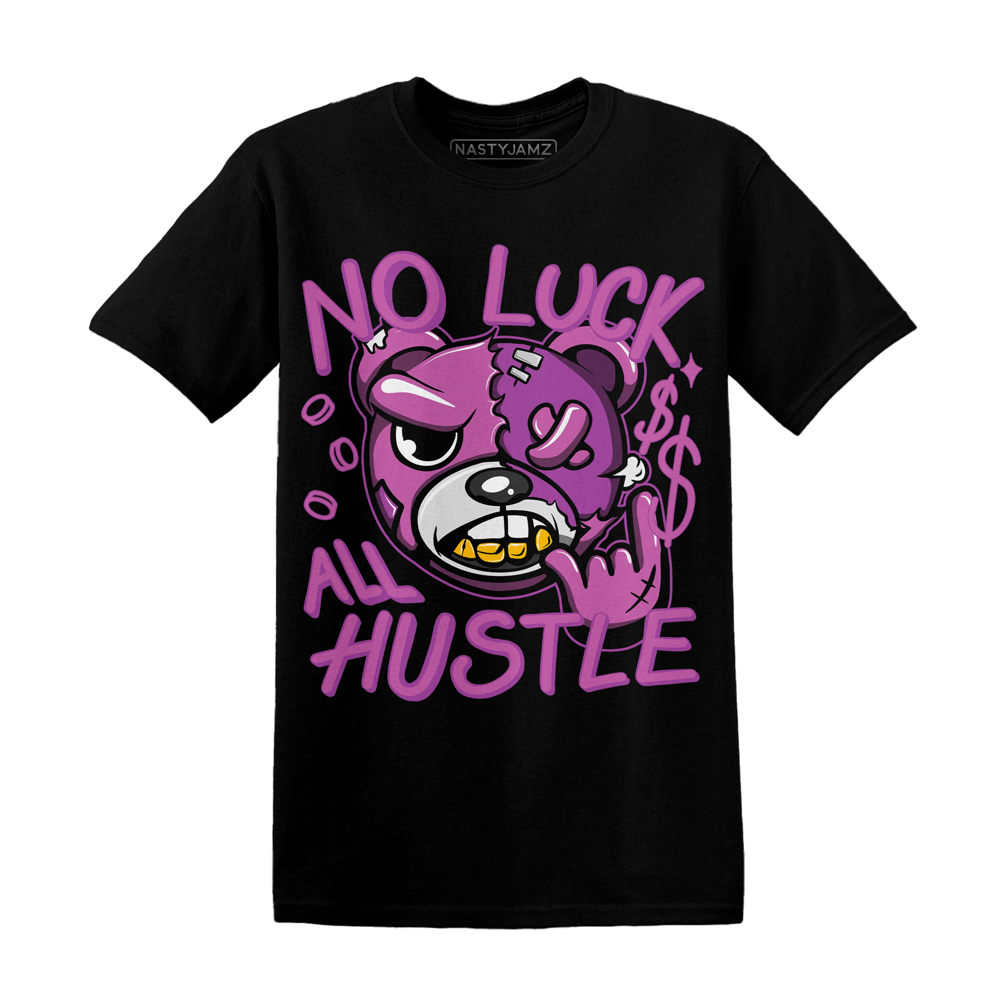 GS Hyper Violet 4s T Shirt Match All Hustle - NastyJamz