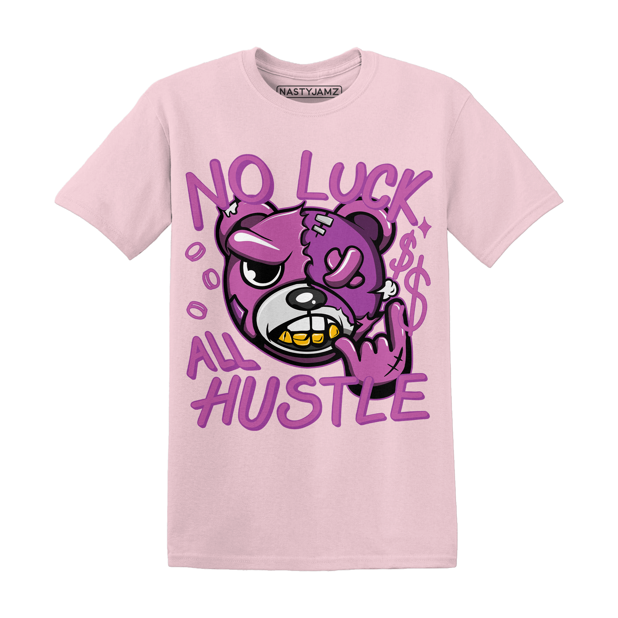 GS Hyper Violet 4s T Shirt Match All Hustle - NastyJamz