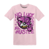 GS Hyper Violet 4s T Shirt Match All Hustle - NastyJamz