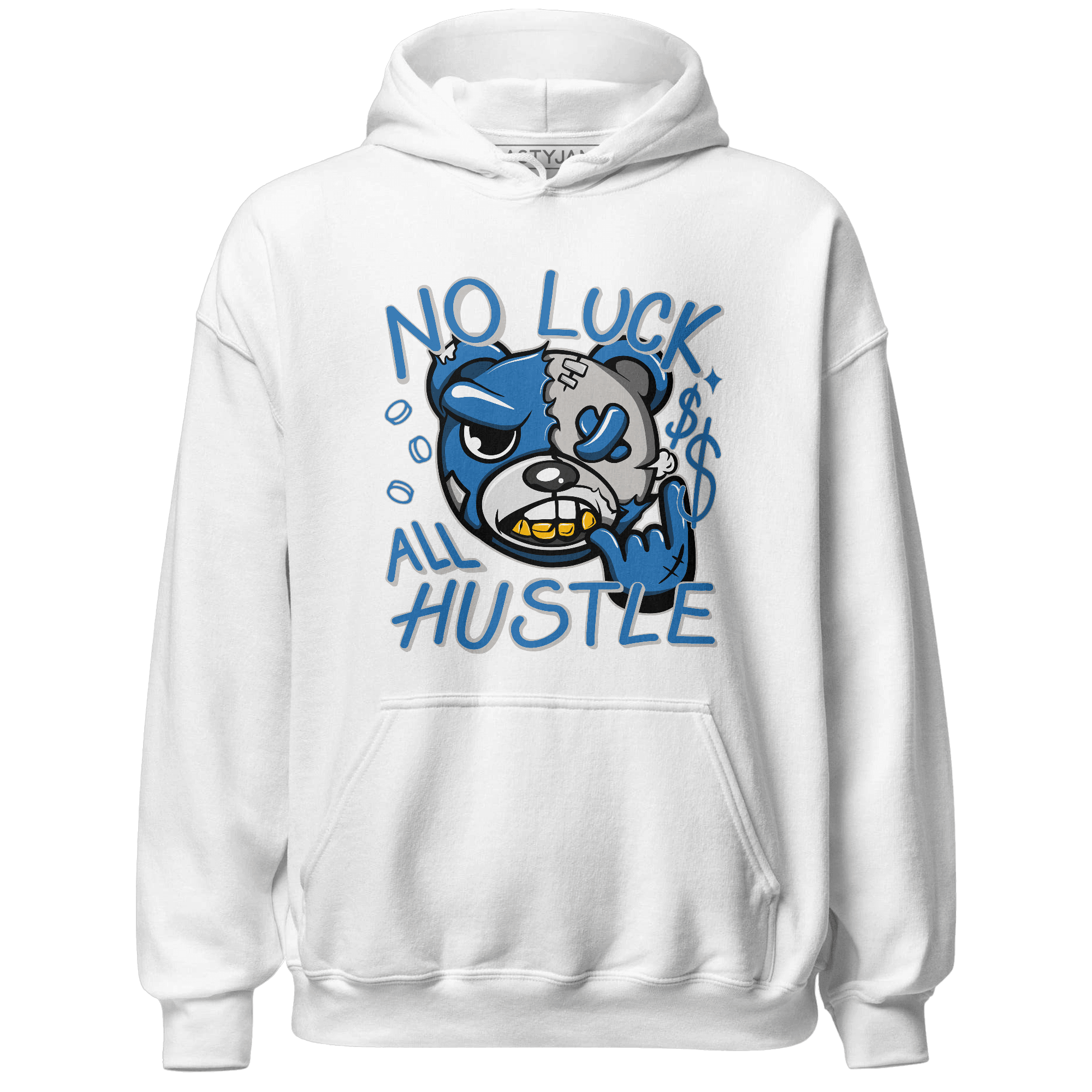 Industrial Blue 4s Hoodie Match All Hustle - NastyJamz