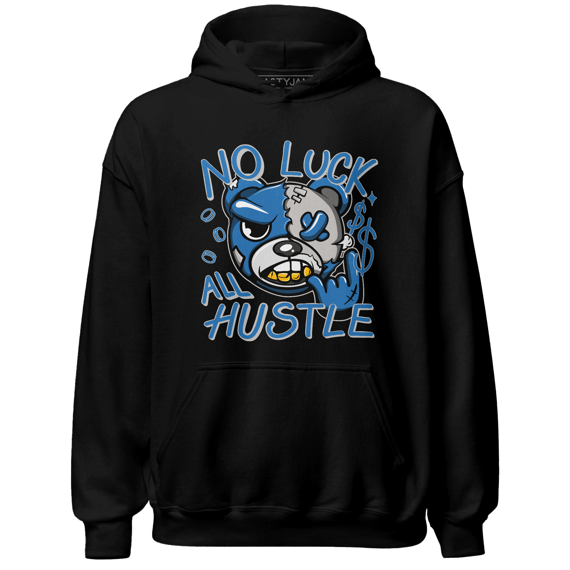 Industrial Blue 4s Hoodie Match All Hustle - NastyJamz