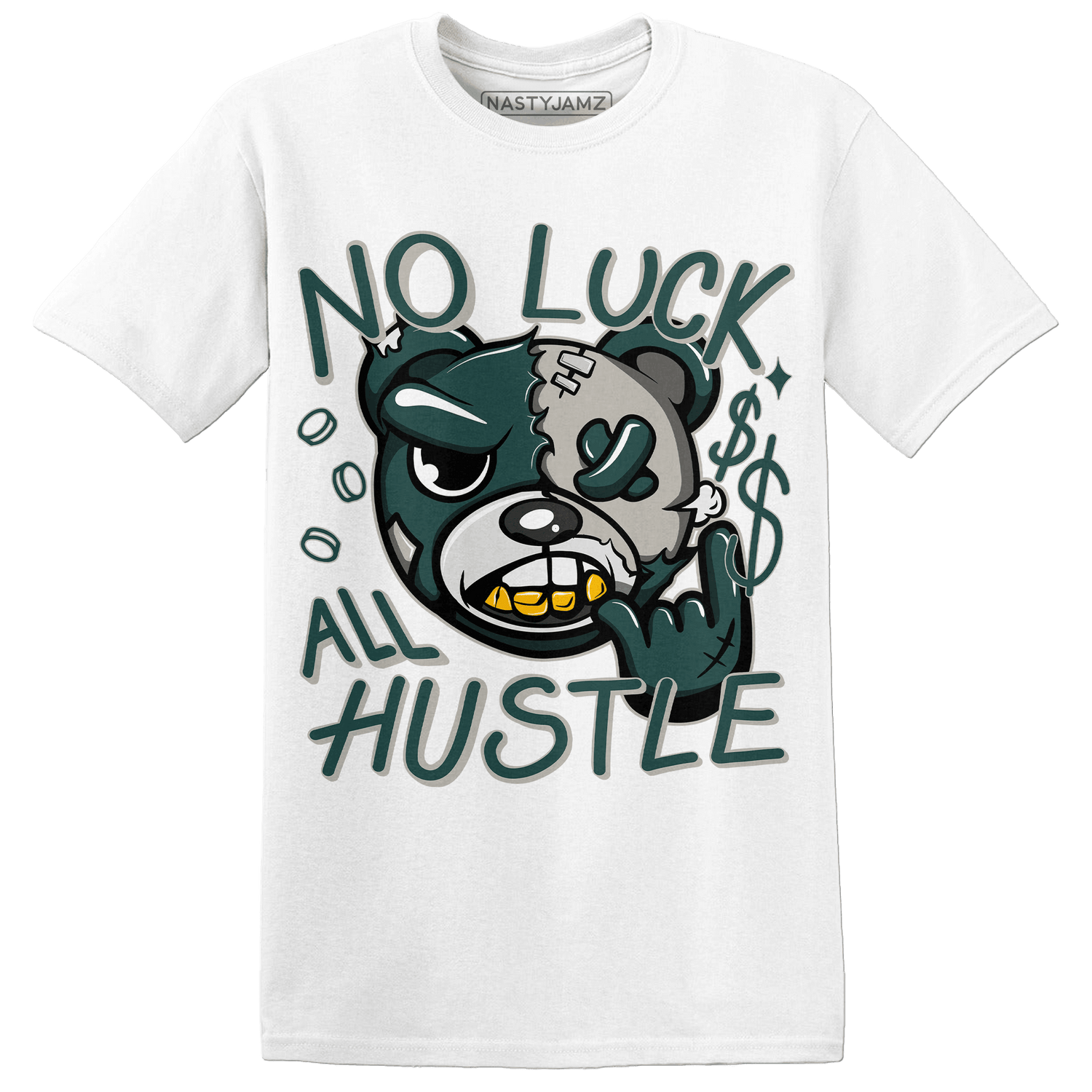 Oxidized Green 4s T Shirt Match All Hustle - NastyJamz