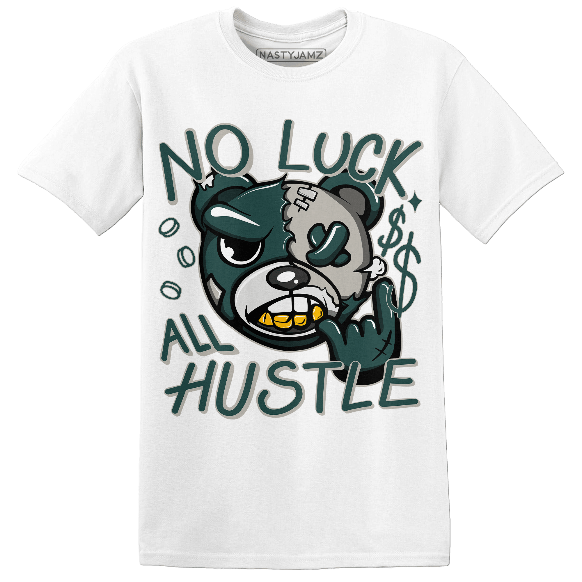 Oxidized Green 4s T Shirt Match All Hustle - NastyJamz
