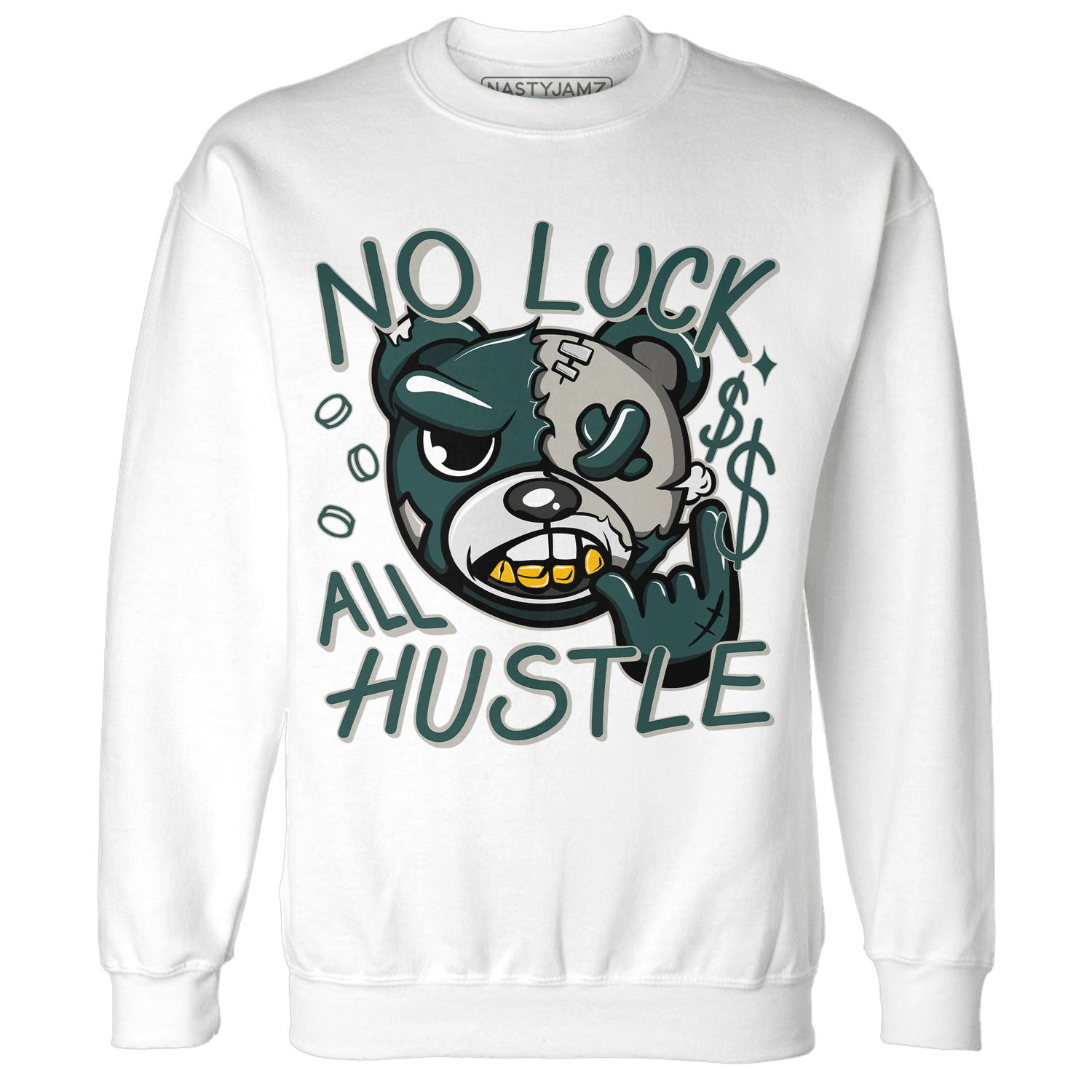 Oxidized Green 4s Sweatshirt Match All Hustle - NastyJamz