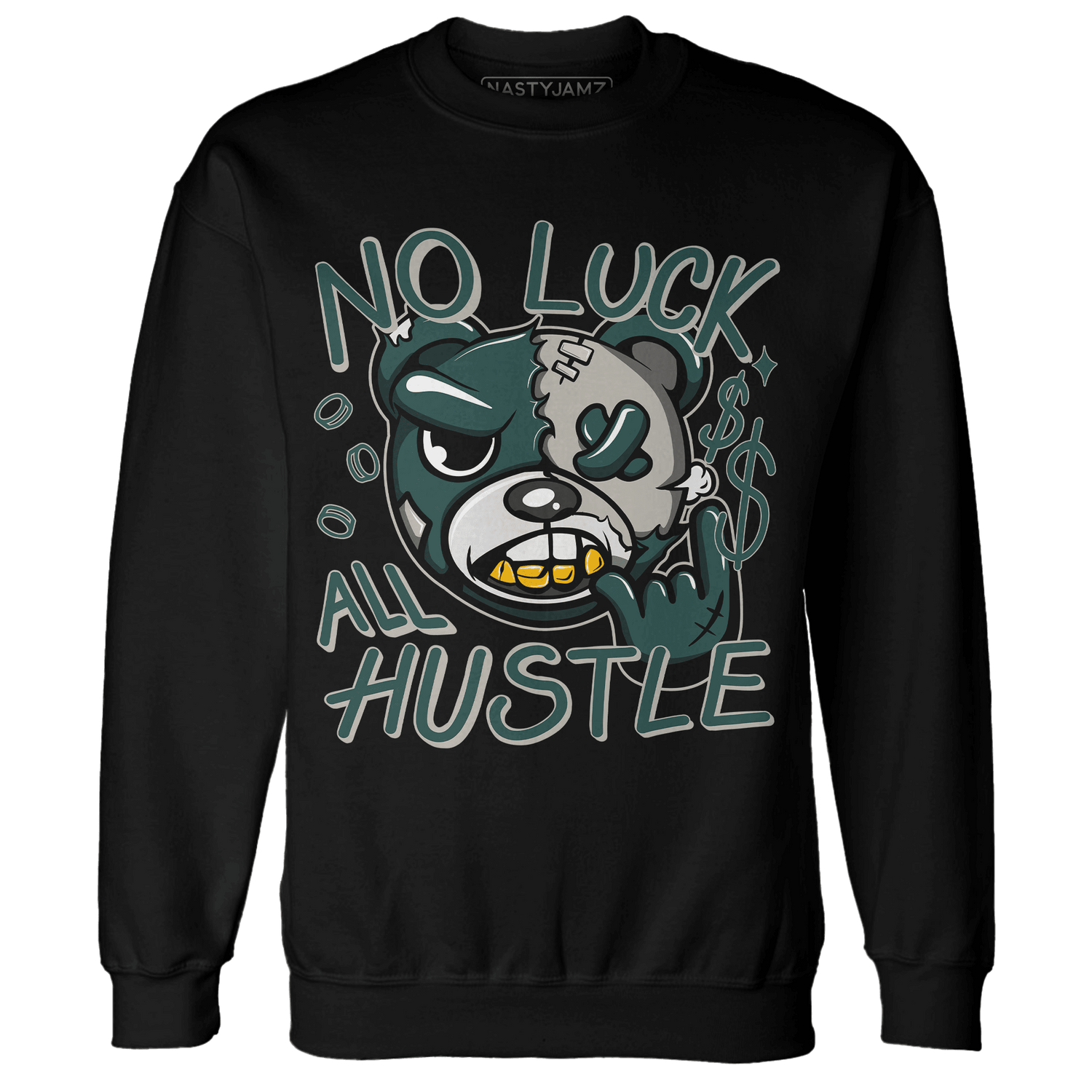 Oxidized Green 4s Sweatshirt Match All Hustle - NastyJamz
