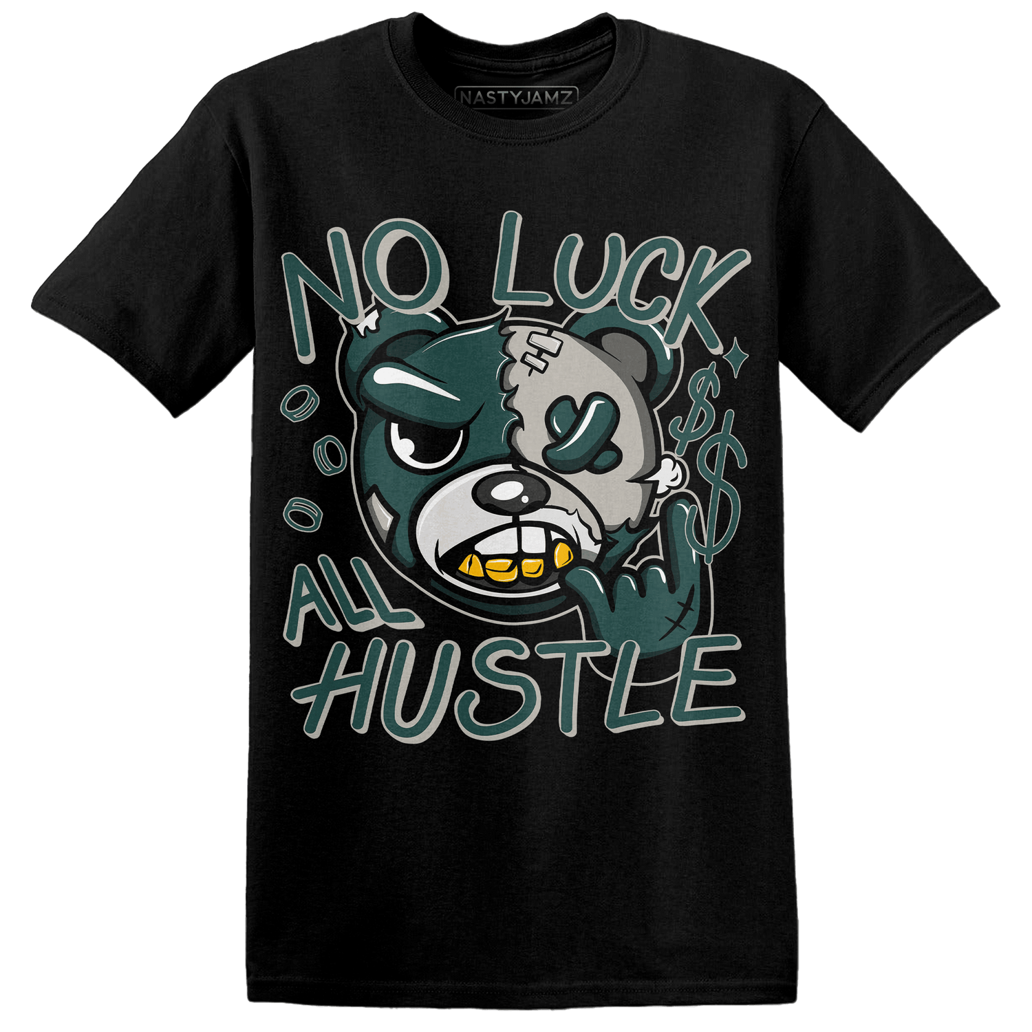 Oxidized Green 4s T Shirt Match All Hustle - NastyJamz
