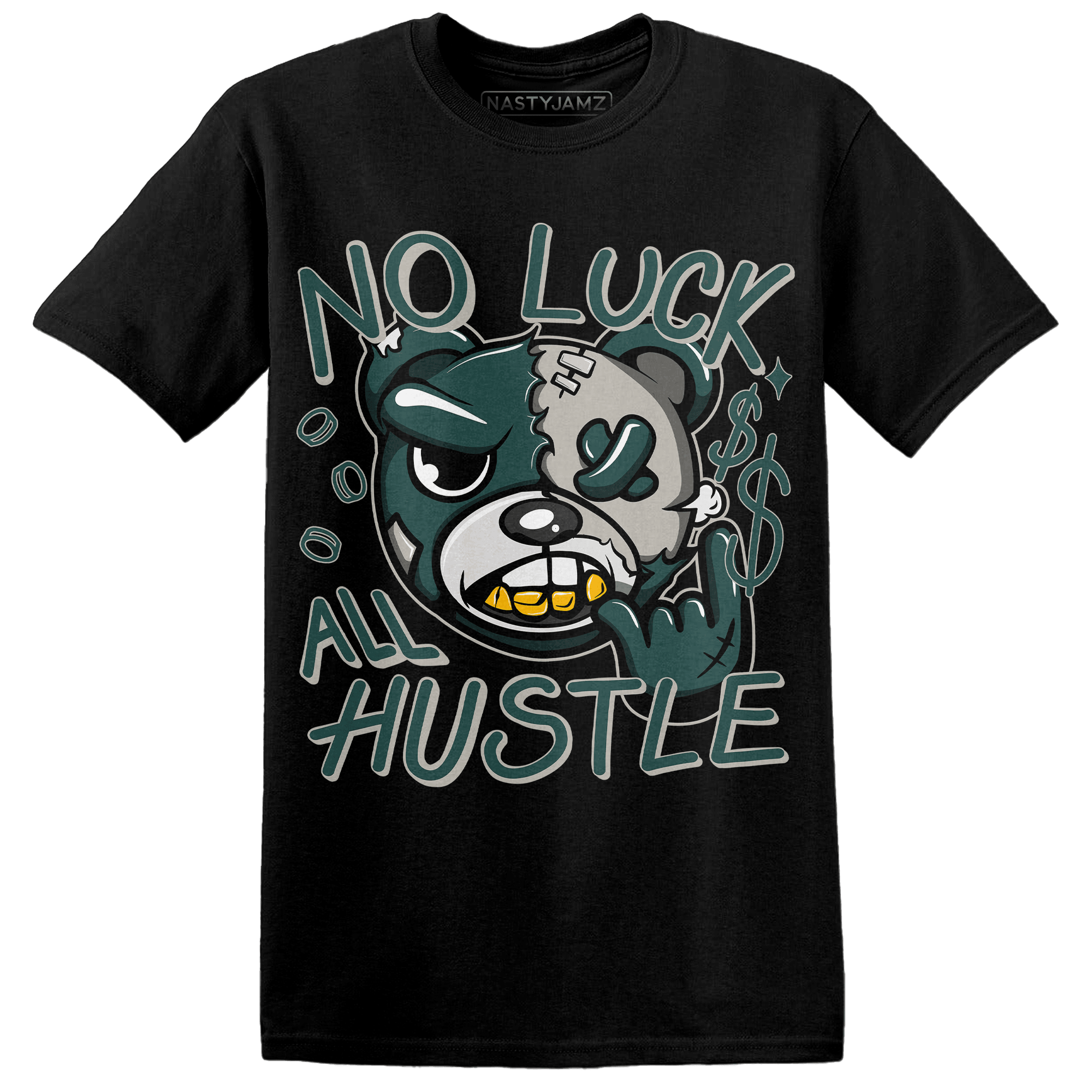 Oxidized Green 4s T Shirt Match All Hustle - NastyJamz