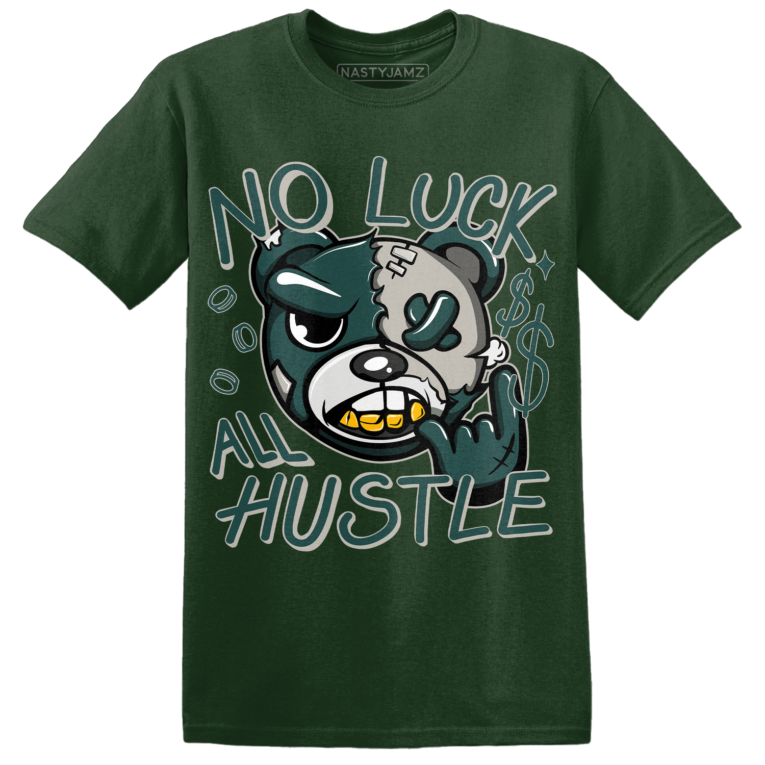 Oxidized Green 4s T Shirt Match All Hustle - NastyJamz