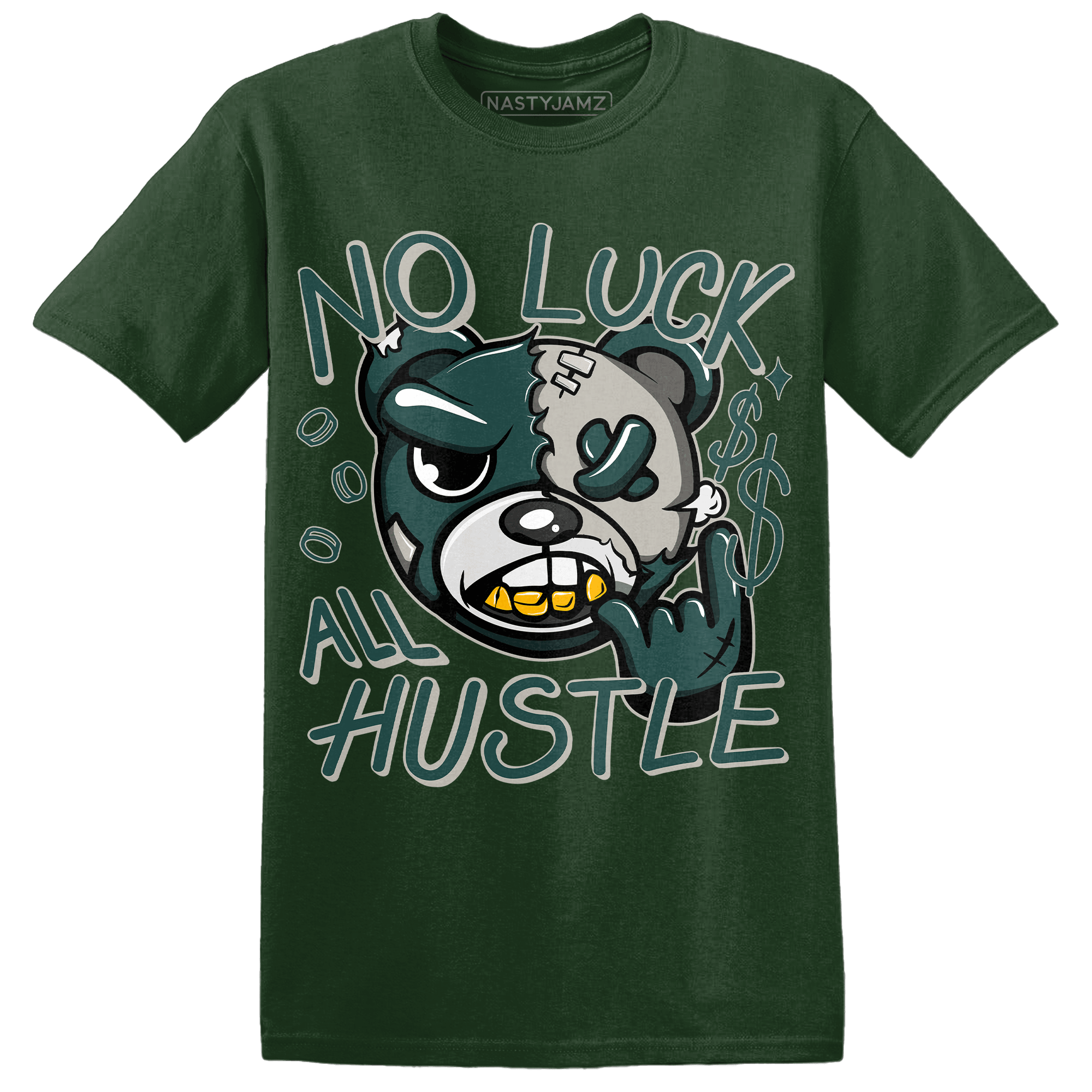 Oxidized Green 4s T Shirt Match All Hustle - NastyJamz
