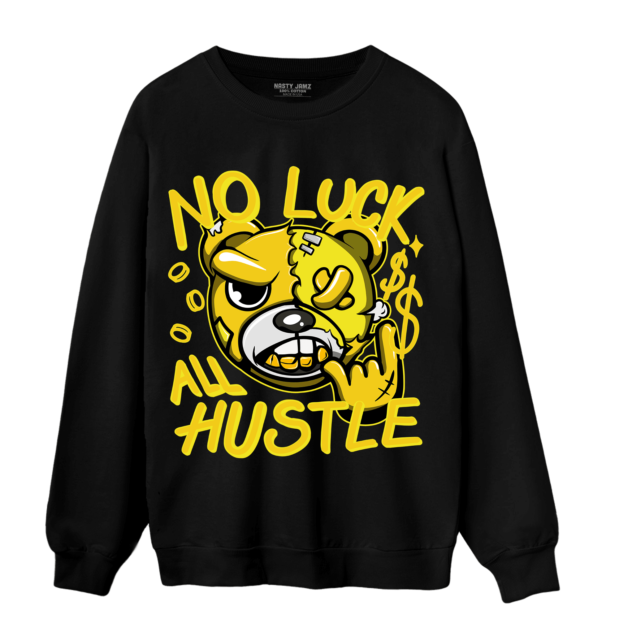Vivid Sulfur 4s Sweatshirt Match All Hustle - NastyJamz