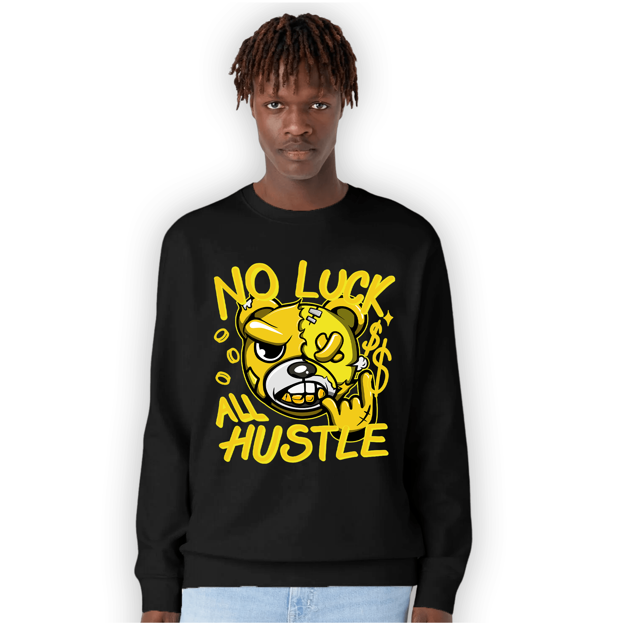 Vivid Sulfur 4s Sweatshirt Match All Hustle - NastyJamz