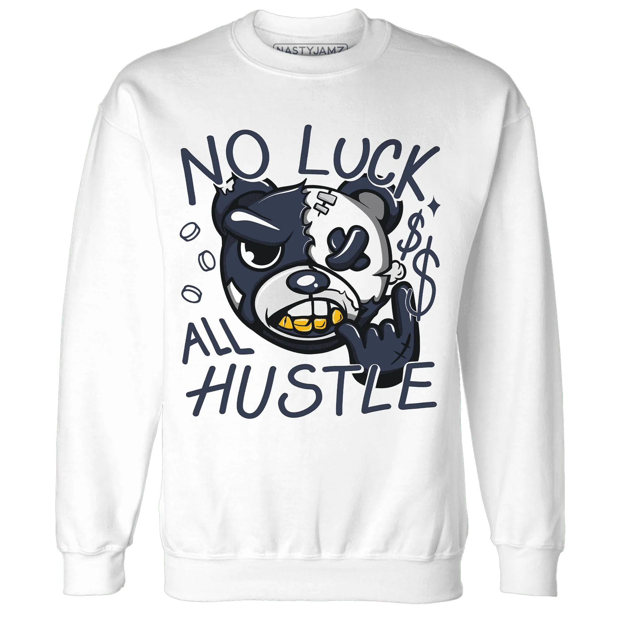 White-Navy-6s-Sweatshirt-Match-All-Hustle