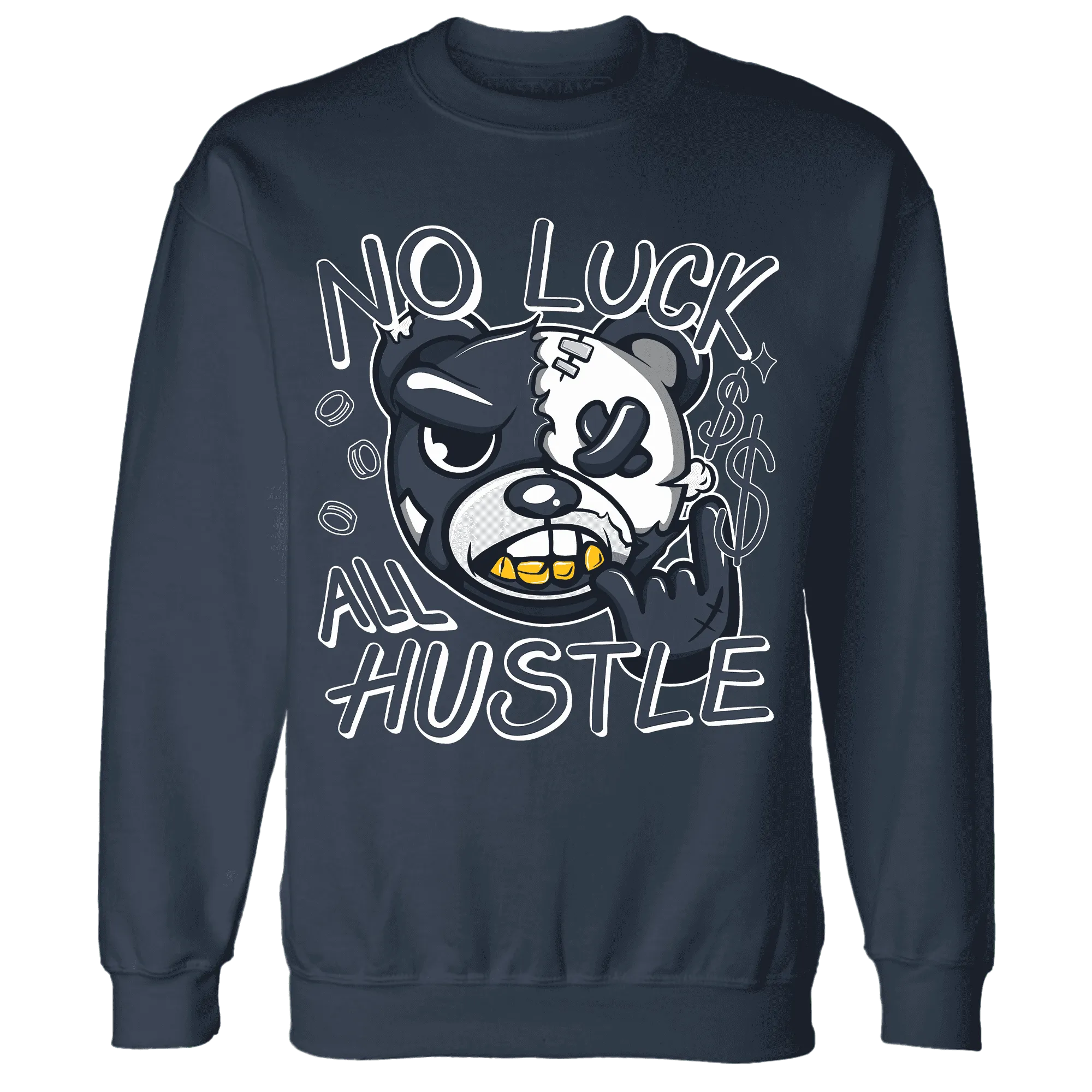 White-Navy-6s-Sweatshirt-Match-All-Hustle