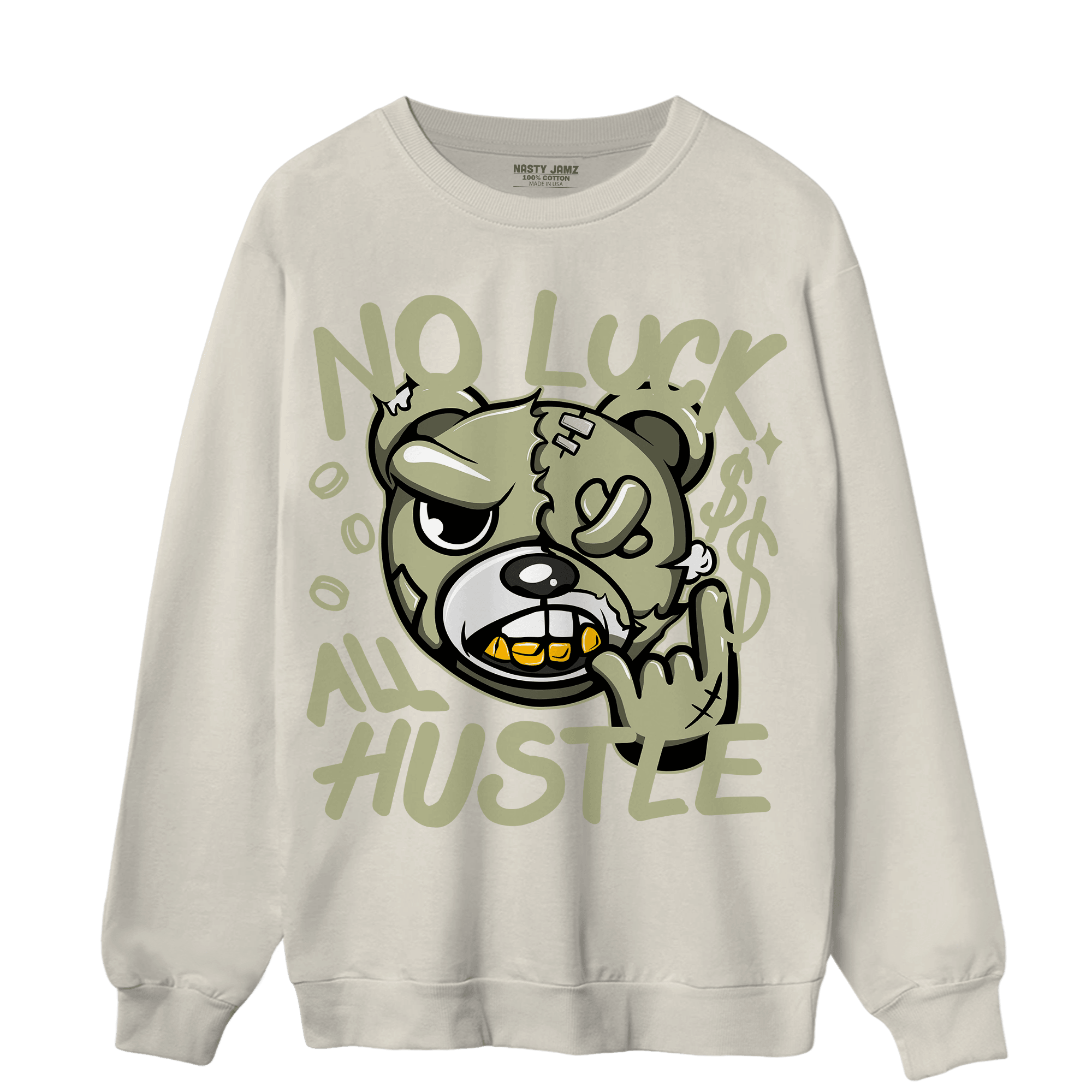 Yeezy Slide Resin Sweatshirt Match All Hustle - NastyJamz