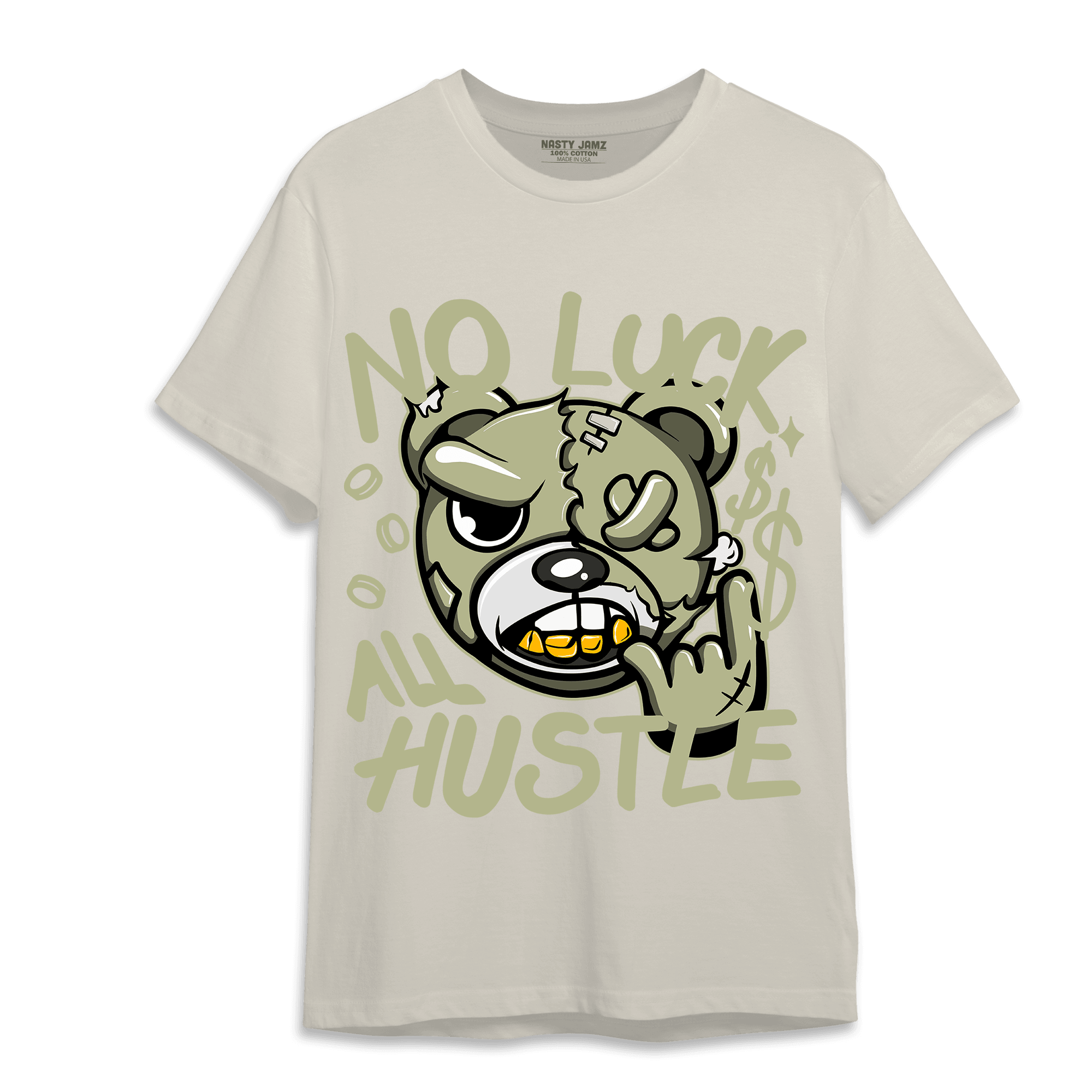 Yeezy Slide Resin T Shirt Match All Hustle - NastyJamz