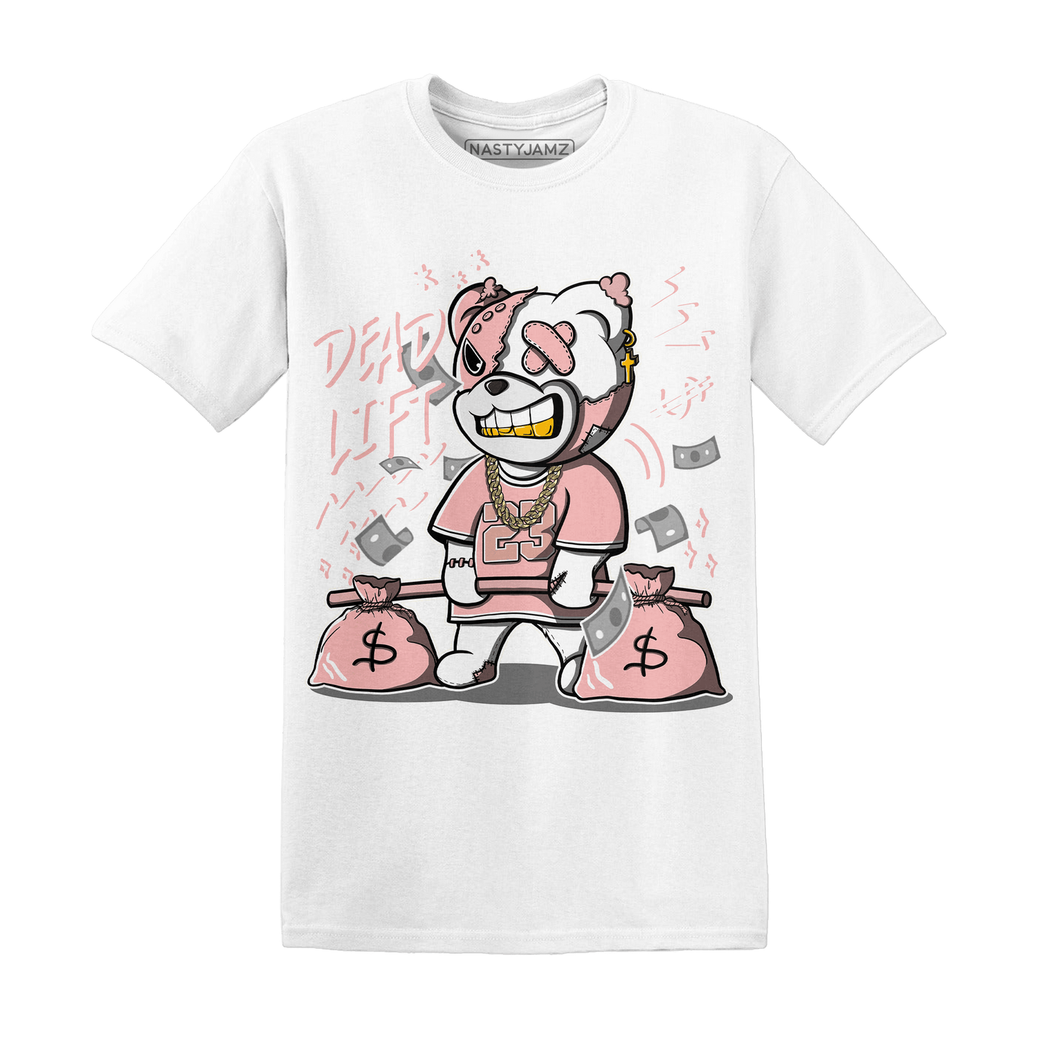 Low Legend Pink 11s T Shirt Match BER 23 Deadlift - NastyJamz