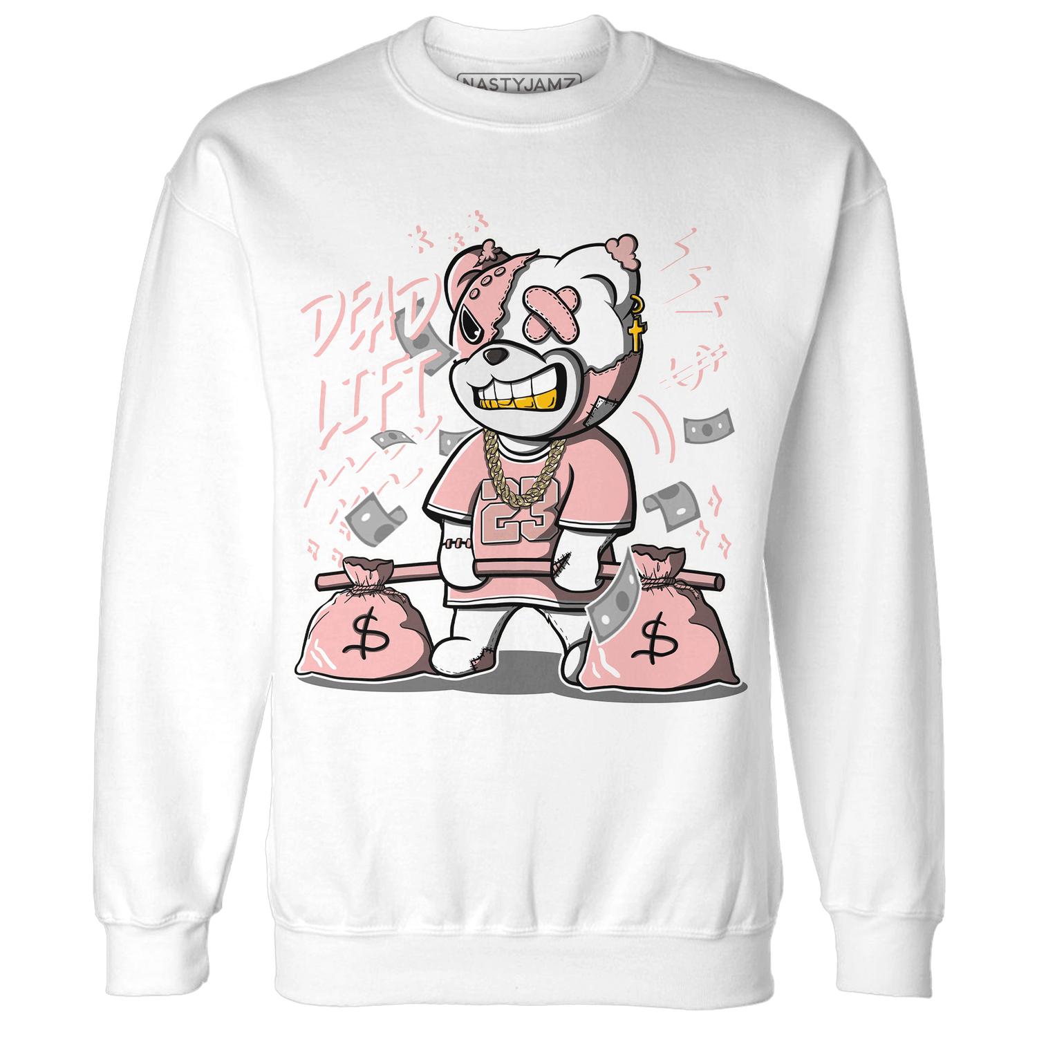 Low Legend Pink 11s Sweatshirt Match BER 23 Deadlift - NastyJamz